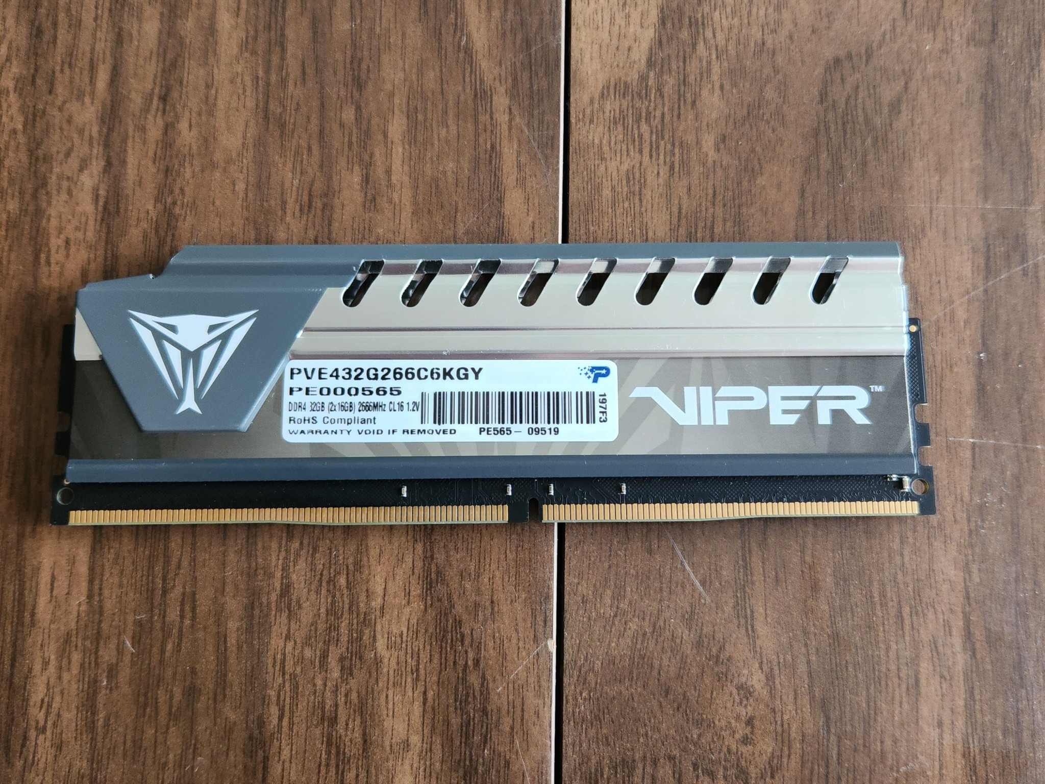16GB Patriot Viper Elite DDR4 2666MHz Memory