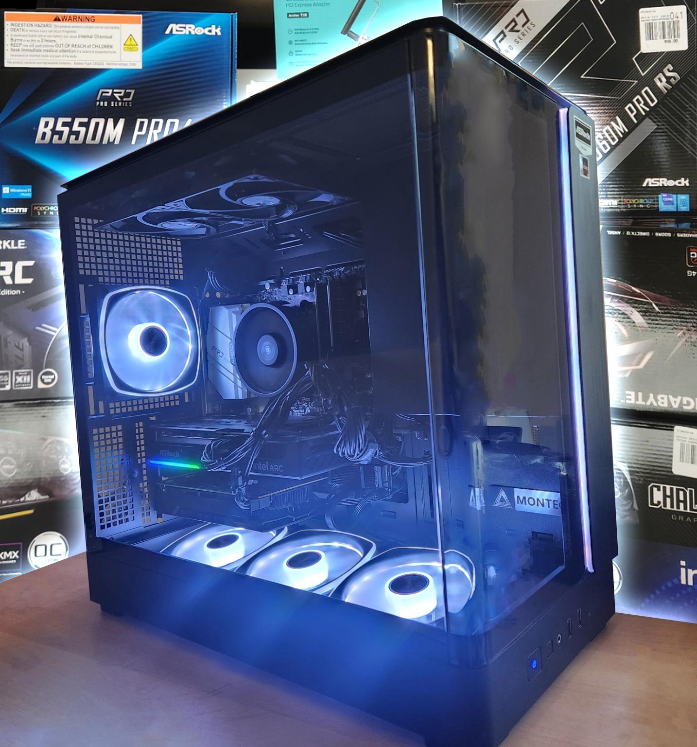 Ryzen 5 3600, Intel Asrock Challenger b570, 32Gb ram, 1Tb nvme ssd