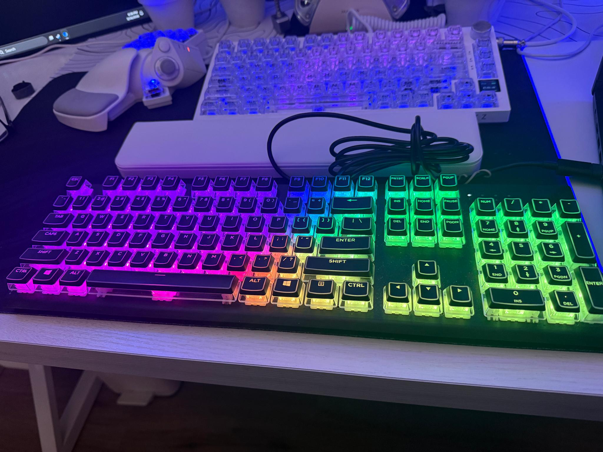 CORSAIR K60 RGB PRO Wired Mechanical Gaming Keyboard - Black