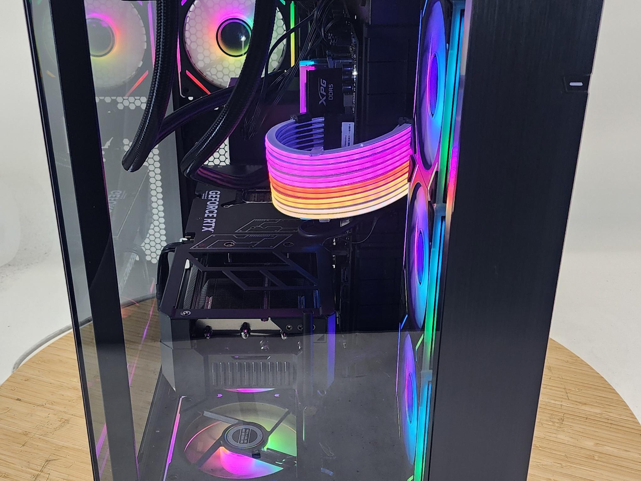 Gaming PC Ryzen 7 9800X3D 32GB RAM 2TB SSD RTX 4080 SUPER 16GB Win11 Computer