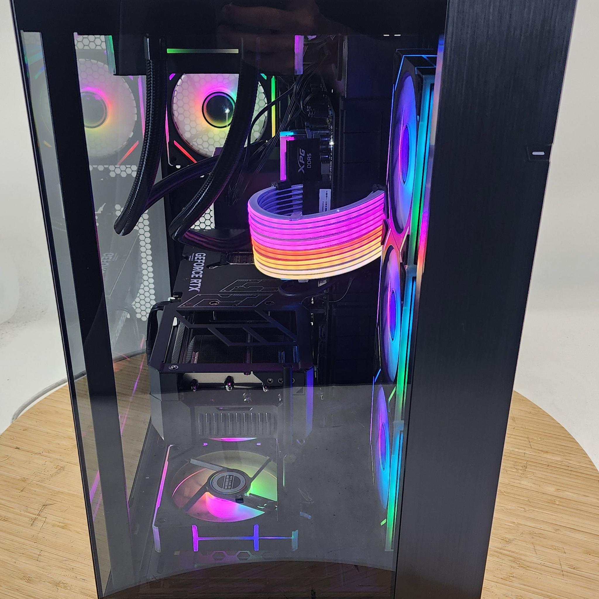 Gaming PC Ryzen 7 9800X3D 32GB RAM 2TB SSD RTX 4080 SUPER 16GB Win11 Computer