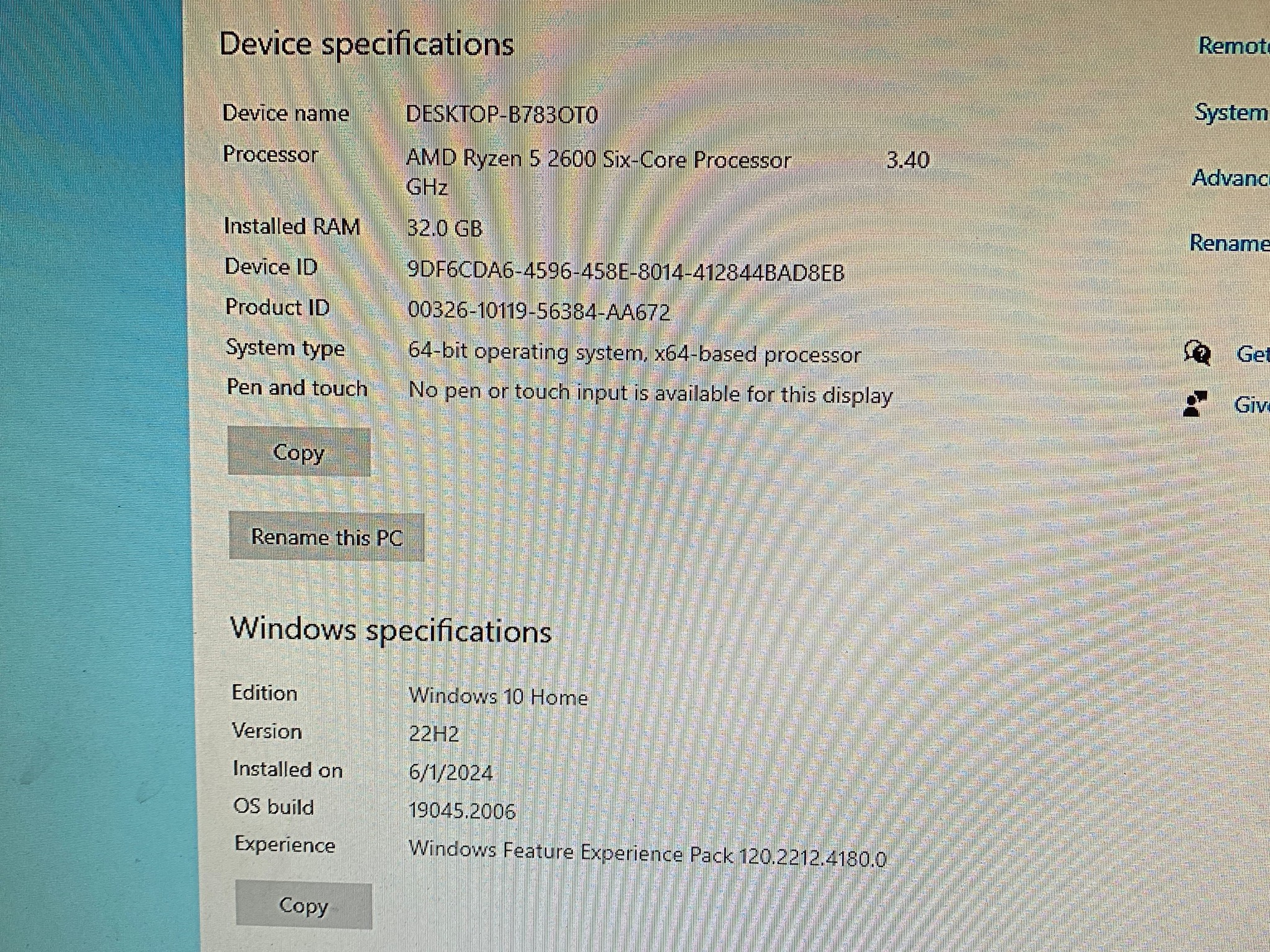 AMD Ryzen 5 2600, 32GB RAM, 512GB NVME + 2TB HDD,  RX 5600 XT 6GB
