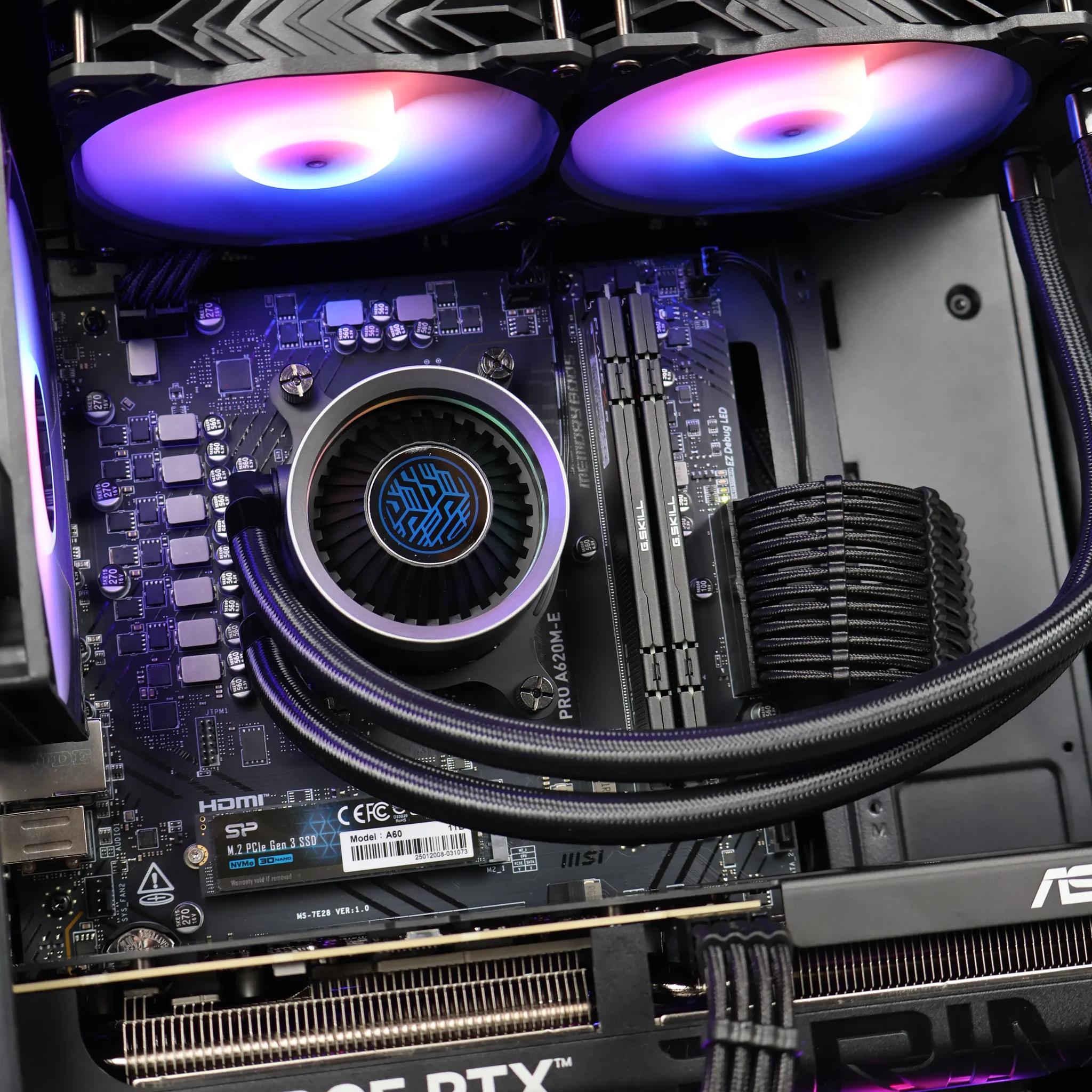 ⚫ Ryzen 5 9600X/RTX 5060Ti 16GB Gaming/Streaming PC ⚫