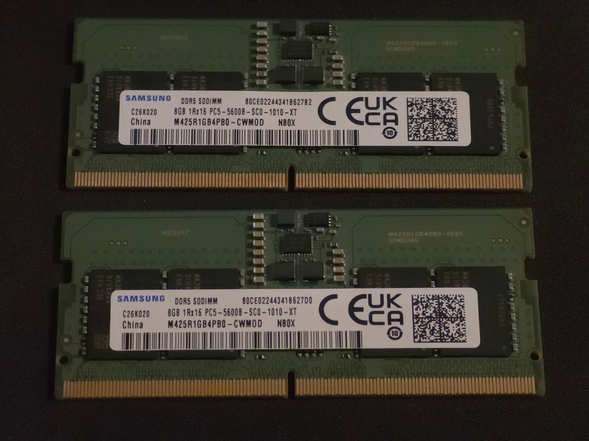 Samsung 16GB DDR5 3600MT/s "3600MHZ" (2X8GB)