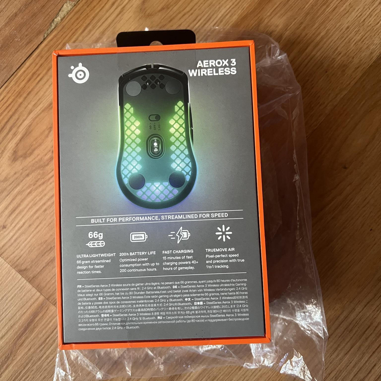 Steelseries Aerox 3 wirelesss