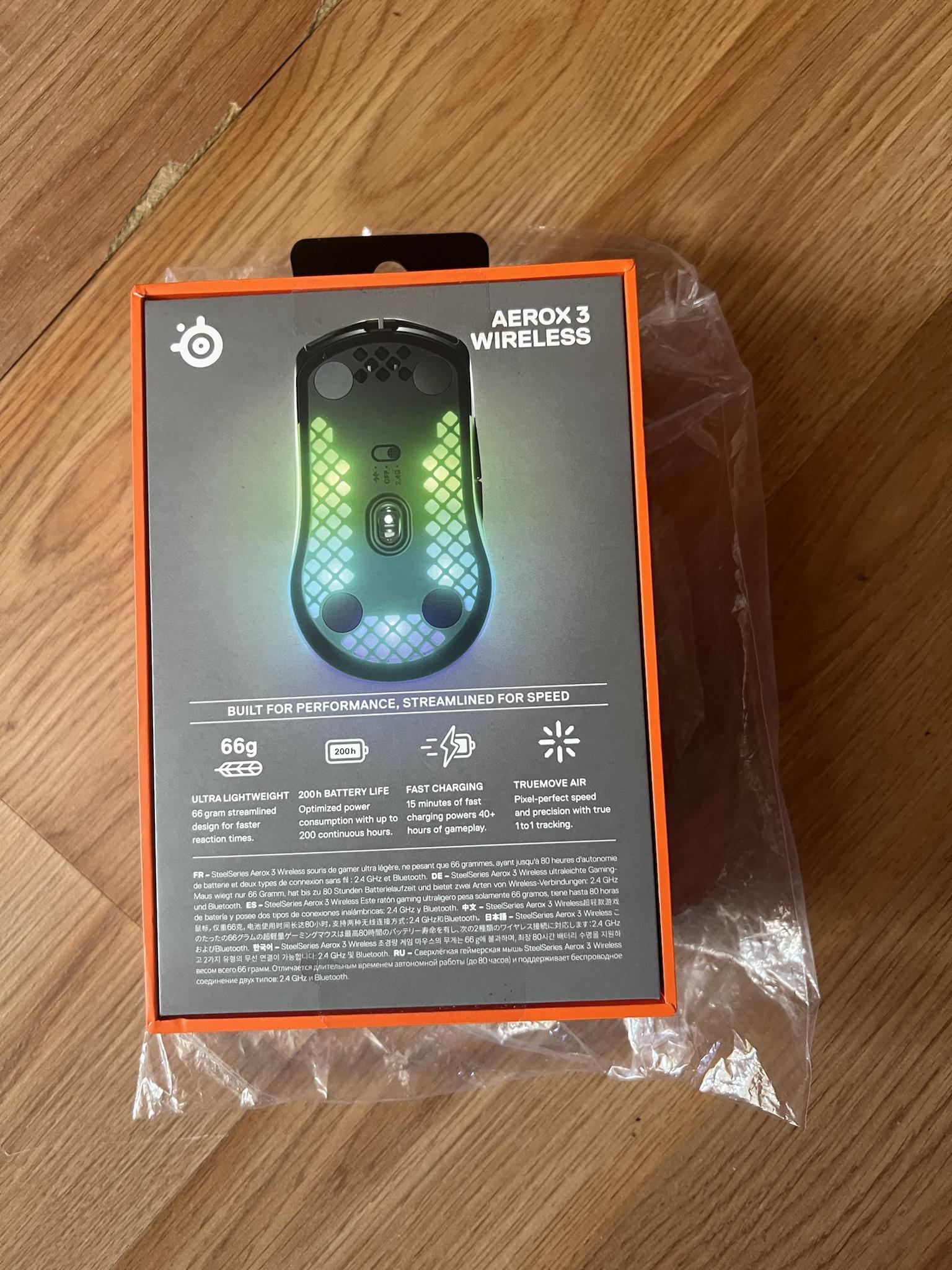 Steelseries Aerox 3 wirelesss