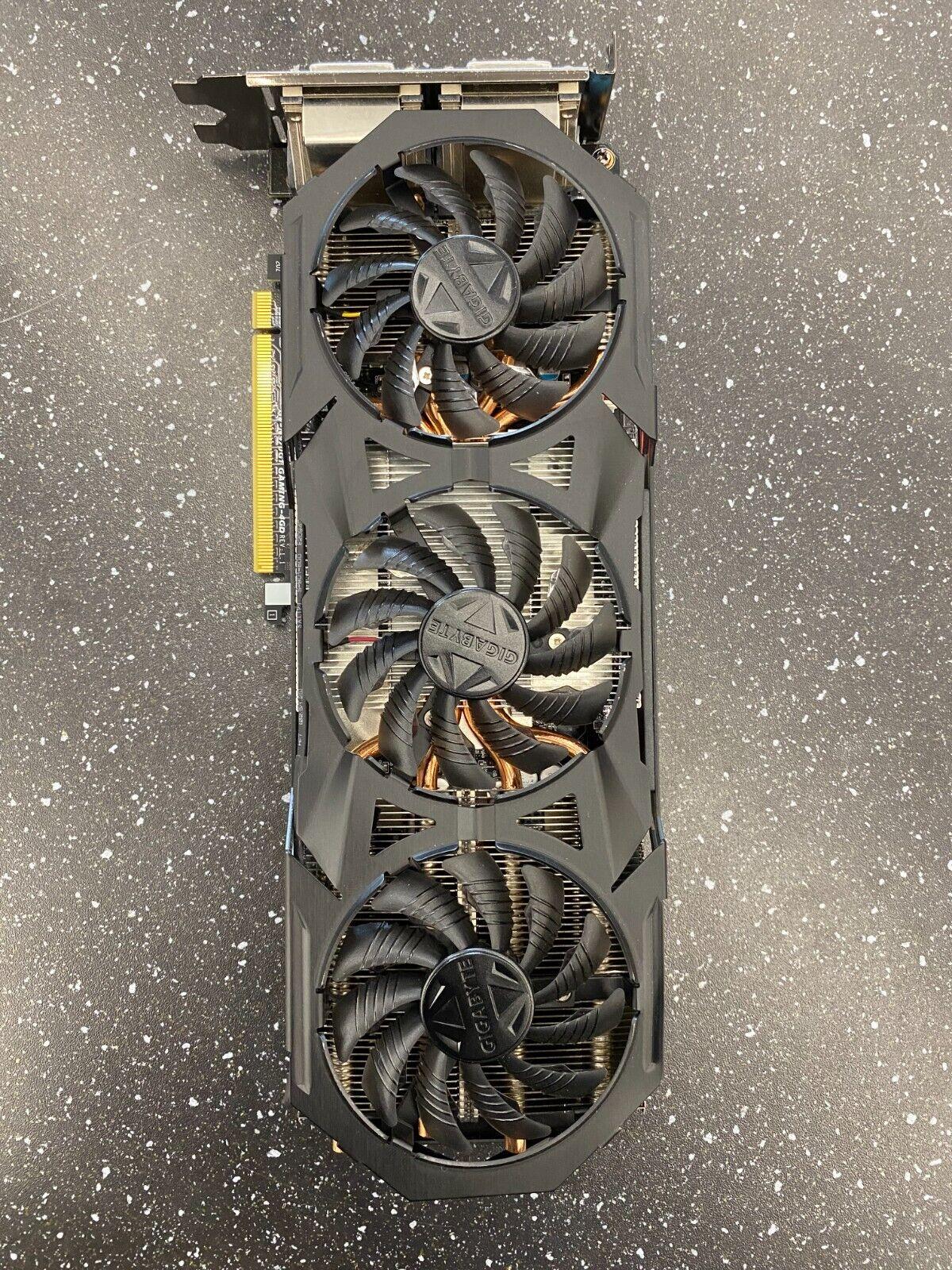 Gigabyte GeForce GTX 970 4GB GDDR5 PCIE Graphics Card - DVI, HDMI, DisplayPort