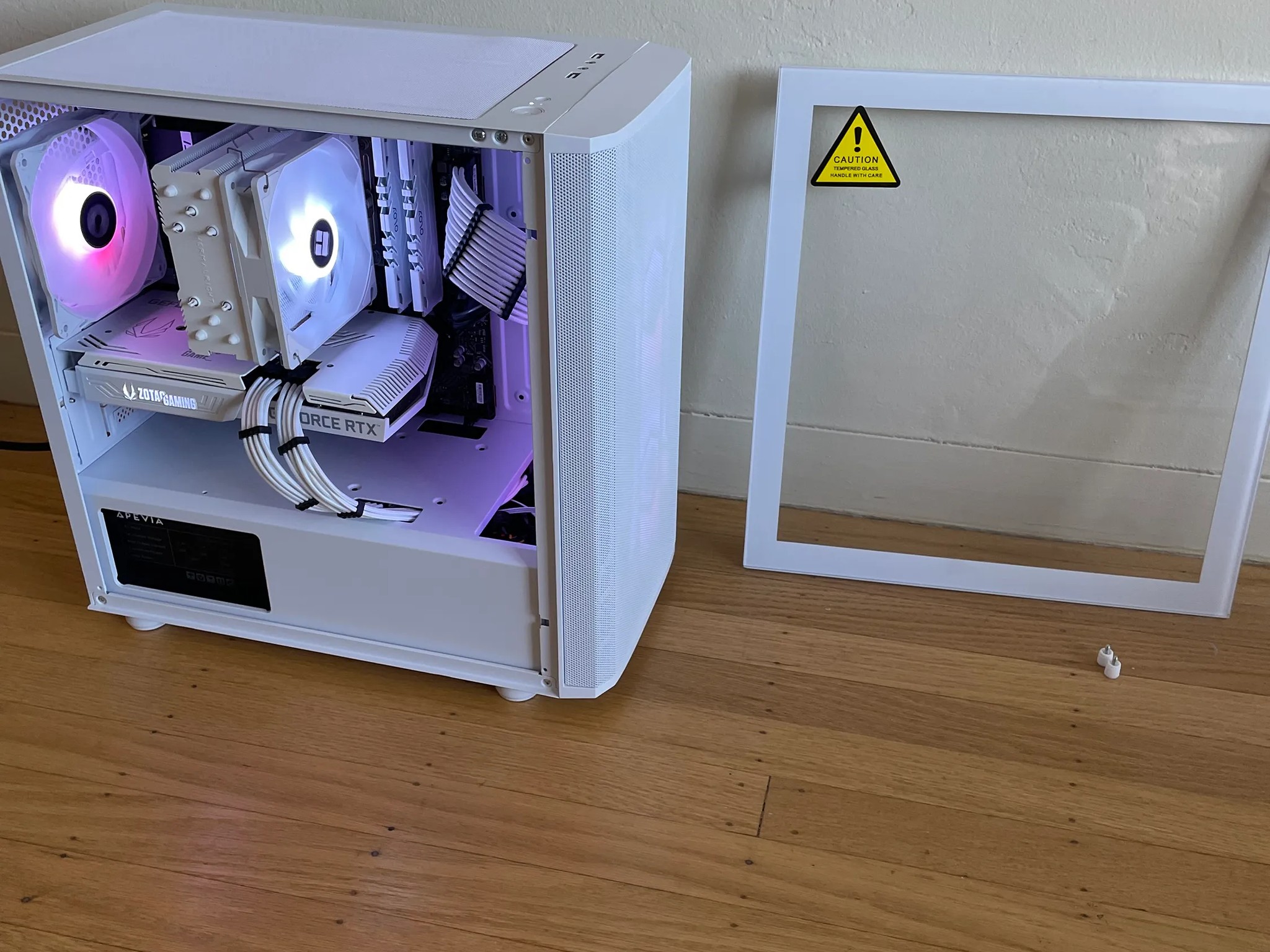 CUSTOM GAMING WHITE PC!! RTX 3070