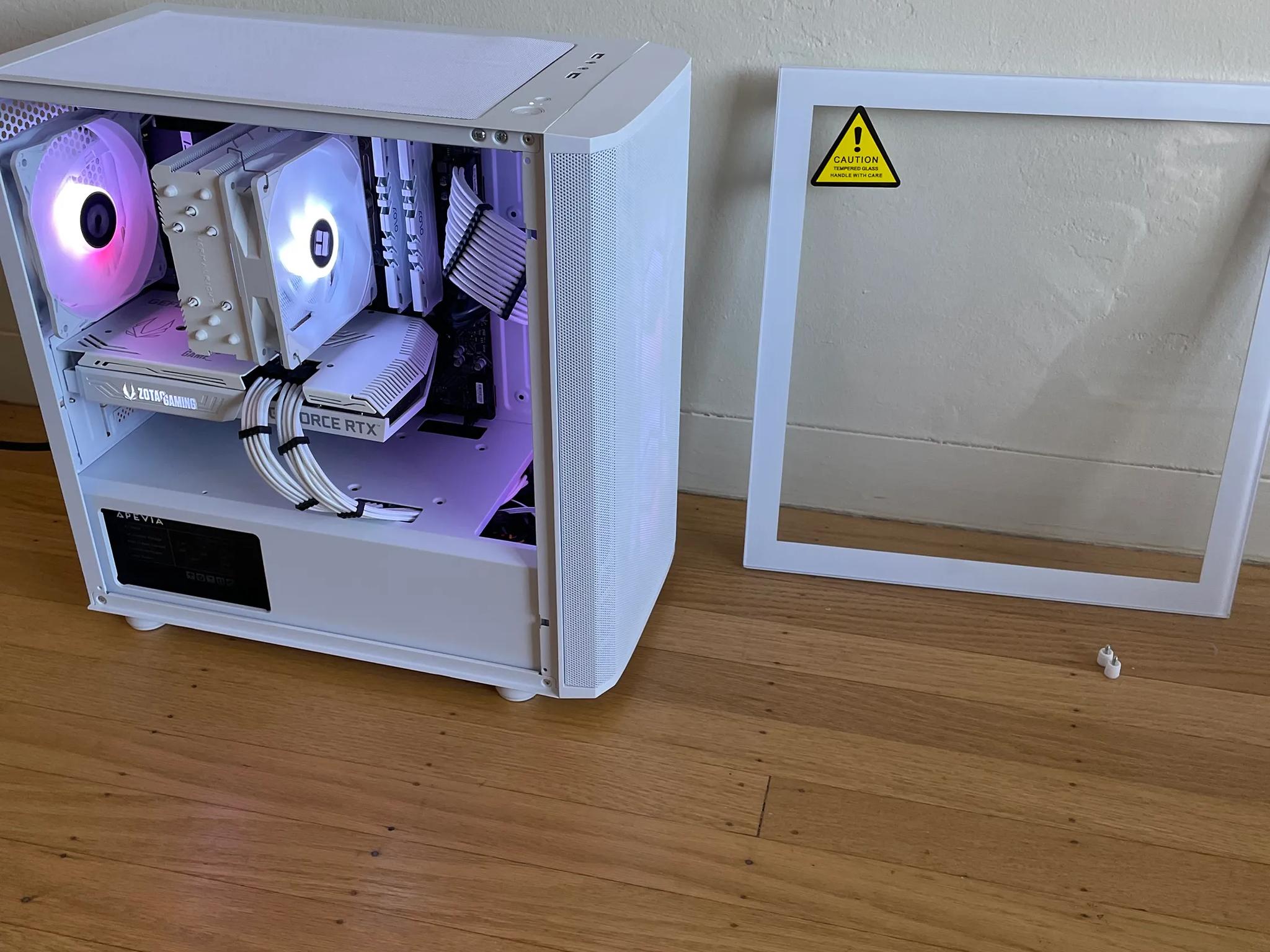 CUSTOM GAMING WHITE PC!! RTX 3070
