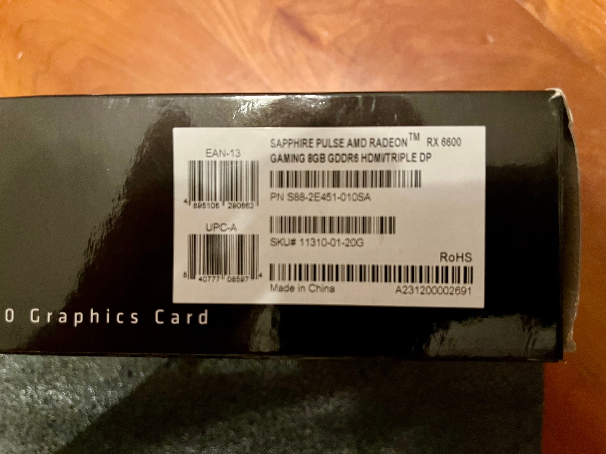 Sapphire PULSE Radeon RX 6600