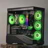 FREE SHIP 🖤🌈 Black RGB Gaming PC | RX 9060 XT 16 GB | AMD Ryzen 7 5700X | 1 TB NVME | 32 GB DDR4