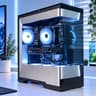 ⚪CHROME Gaming PC | RX 7700 16GB (Non-XT) | Ryzen 7 8700F | 16GB DDR5 | 1TB NVME | WiFi + BT