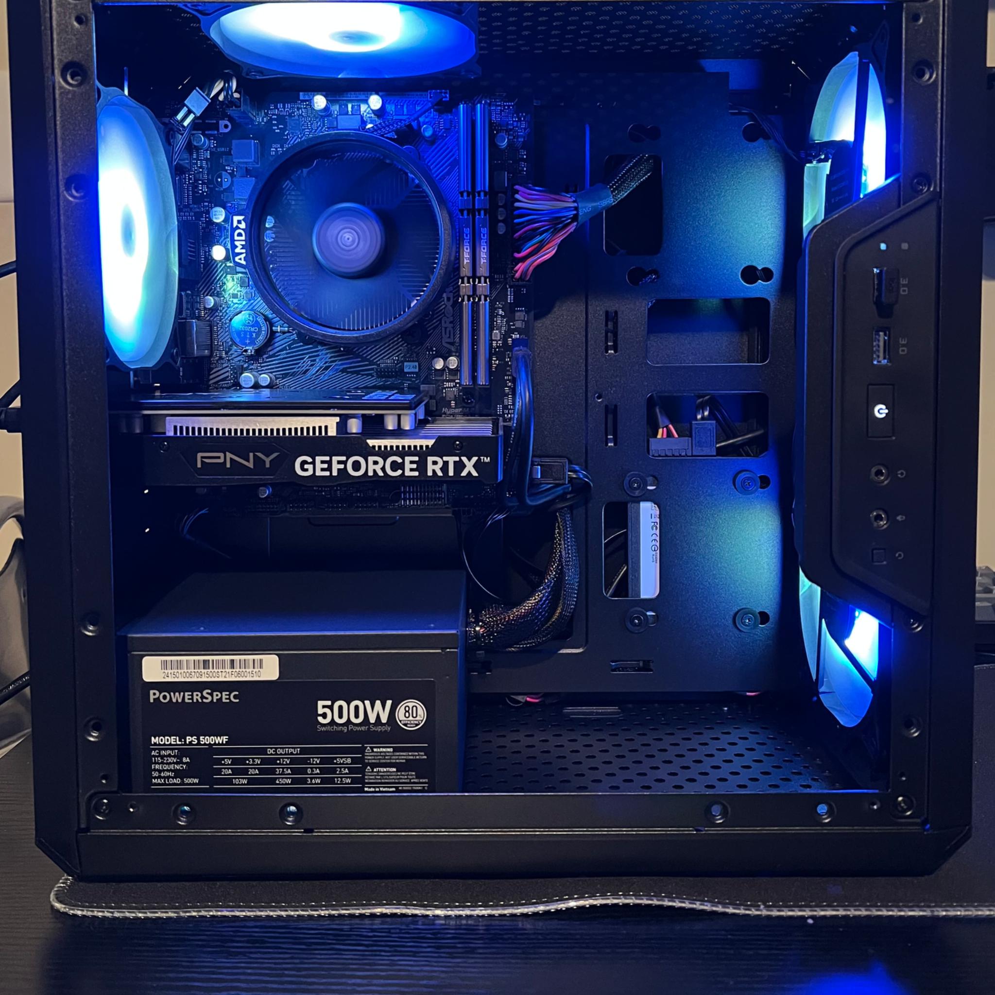 Budget Ryzen 5 4500 0.75 TB  SSD NVME 32 GB DDR4 RTX 3050 6 GB - All new parts!