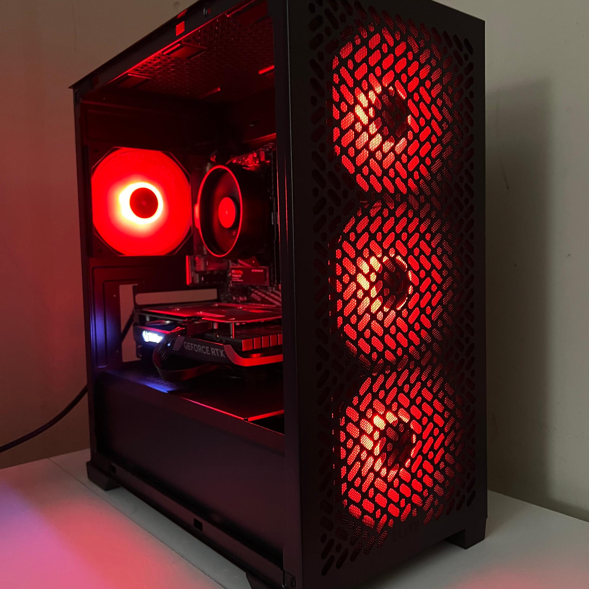 Gaming pc with RTX 4060 | ryzen 5 5500 | 16gb ddr4 | 1tb nvme storage | mid-ranged
