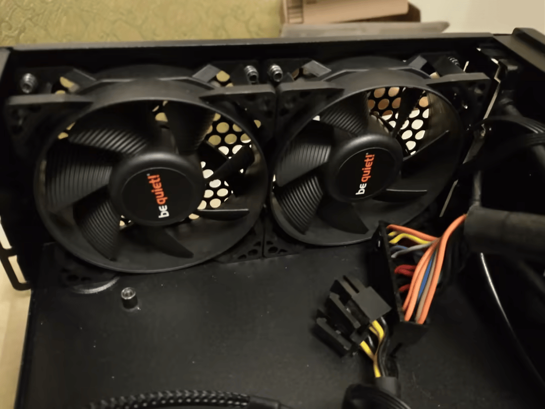 ITX Combo: Silverstone MLO5, Sfx 300w, 2x80mm be quiet fans