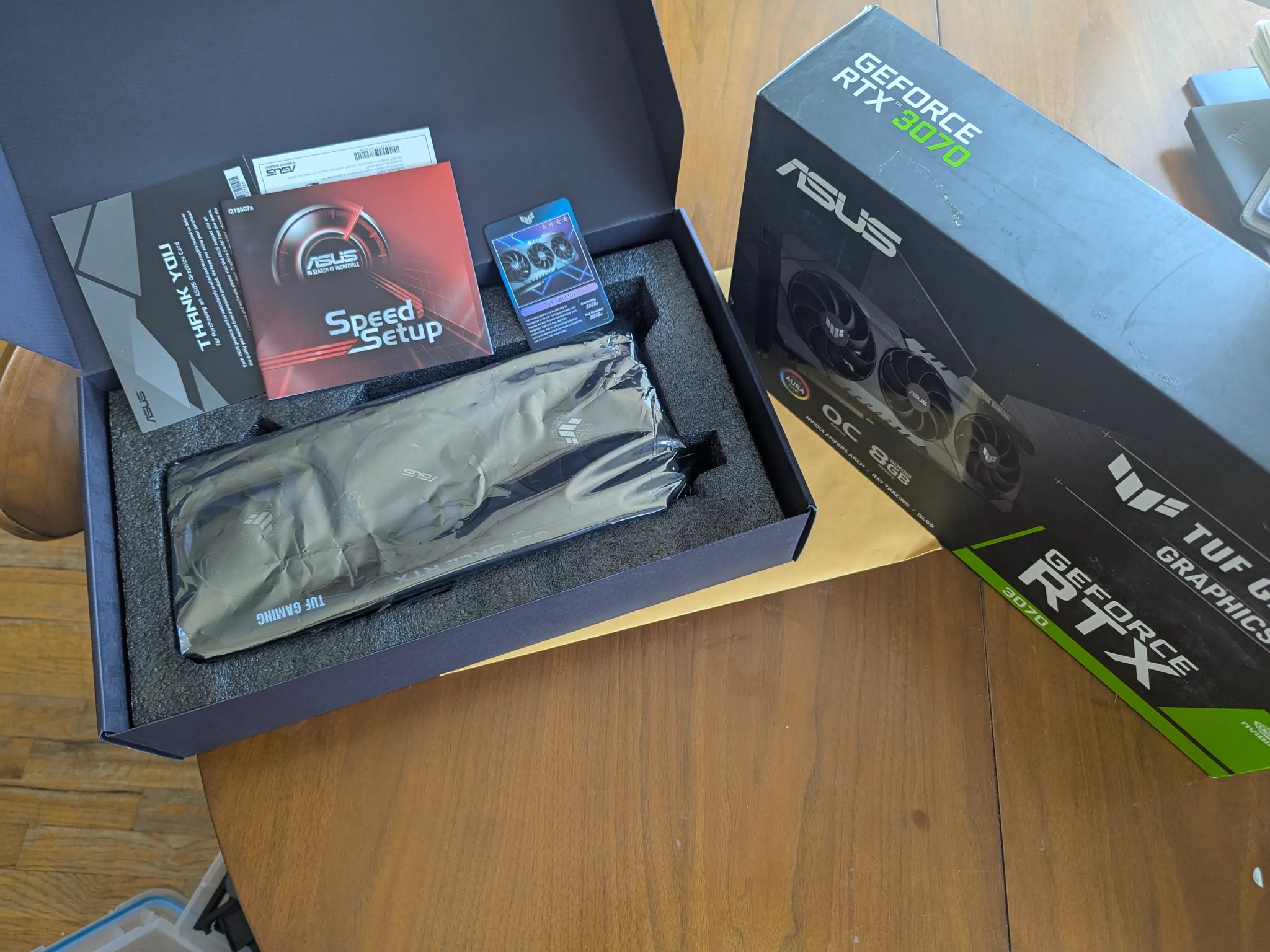 ASUS NVIDIA GeForce RTX 3070 Ti TUF Gaming Overclocked Triple-Fan 8GB GDDR6X PCIe 4.0 Graphics Card