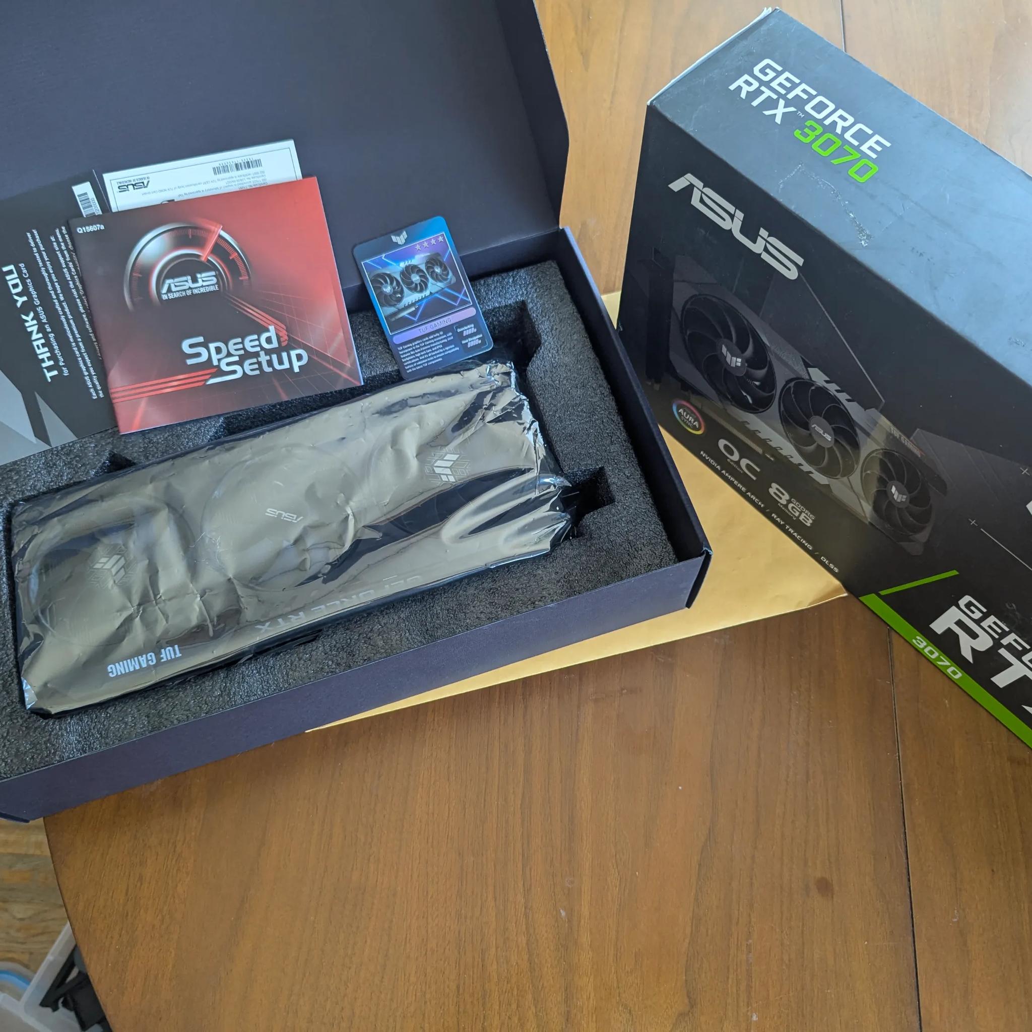 ASUS NVIDIA GeForce RTX 3070 Ti TUF Gaming Overclocked Triple-Fan 8GB GDDR6X PCIe 4.0 Graphics Card