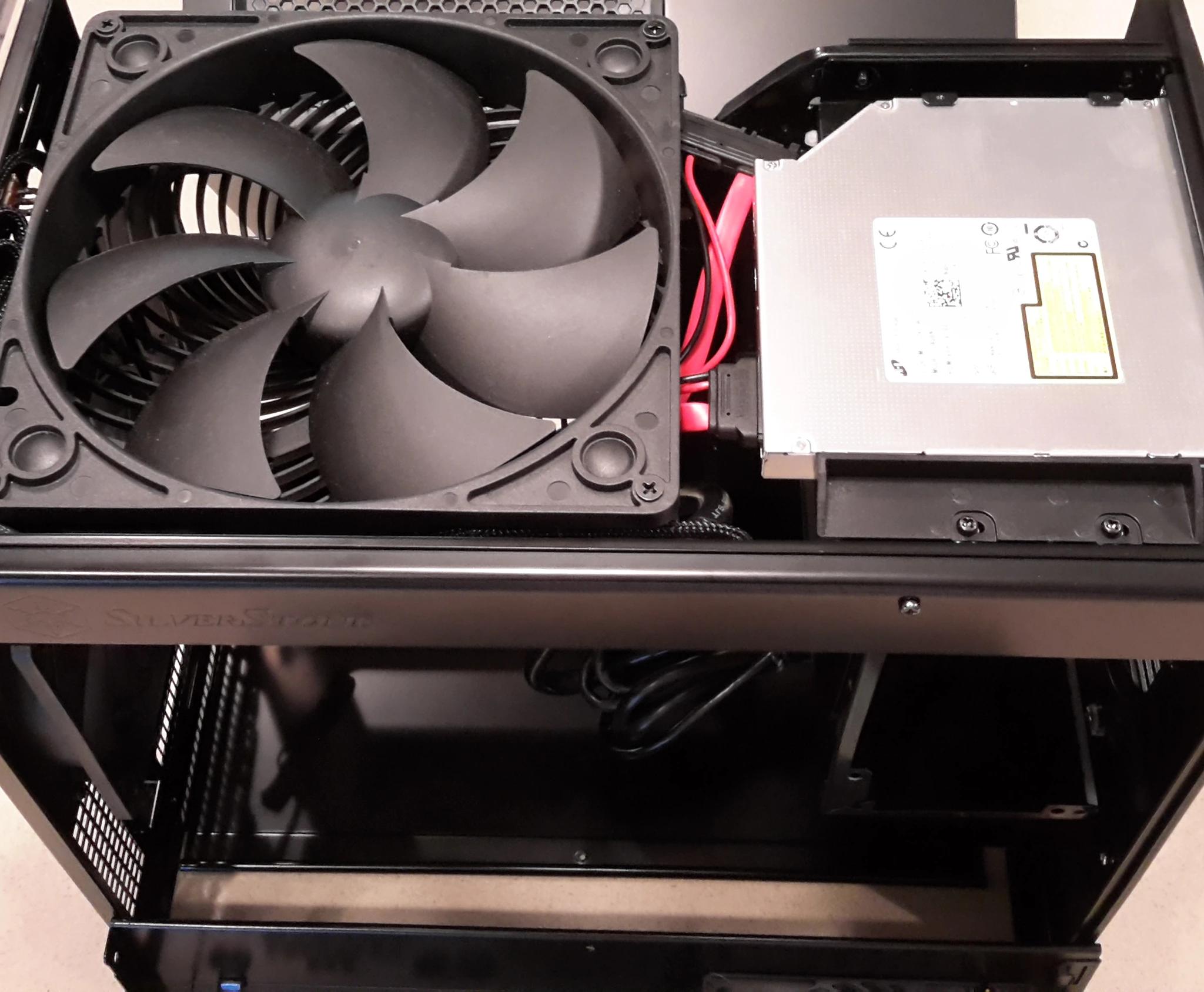 Silverstone Technology Micro-ATX, Mini-ITX Mini-Tower Computer Case, Black Steel SG09B