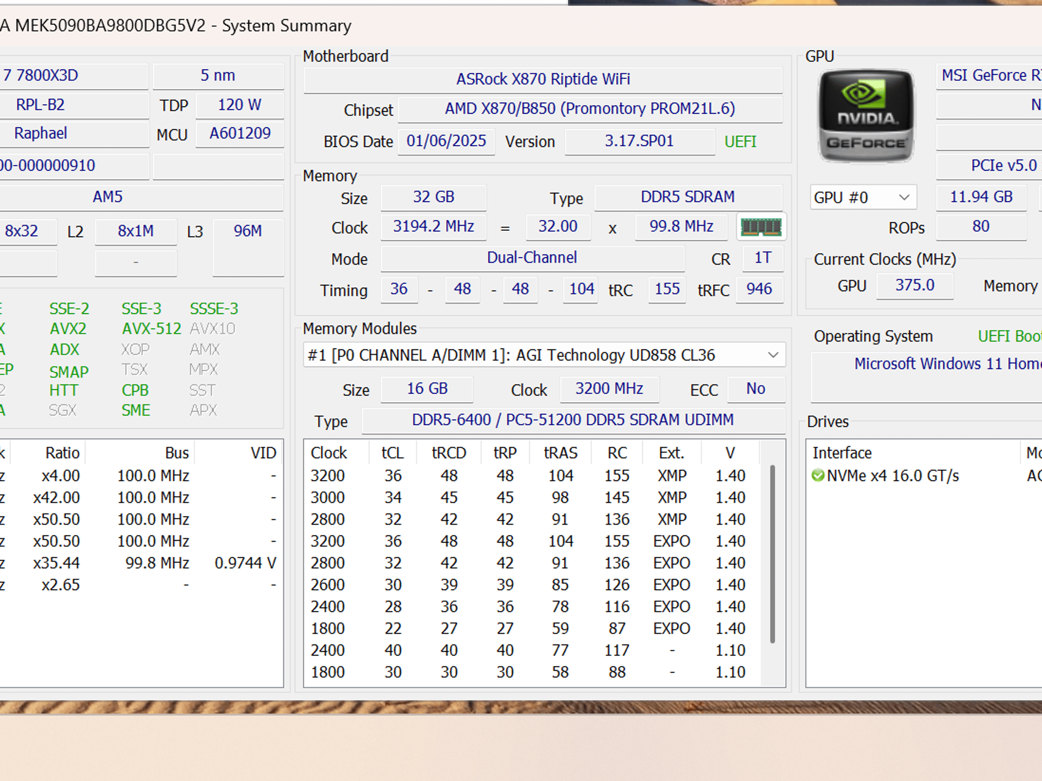 1440p/4K Ready 7800X3D | 5070 | 2TB | 32GB High-End PC