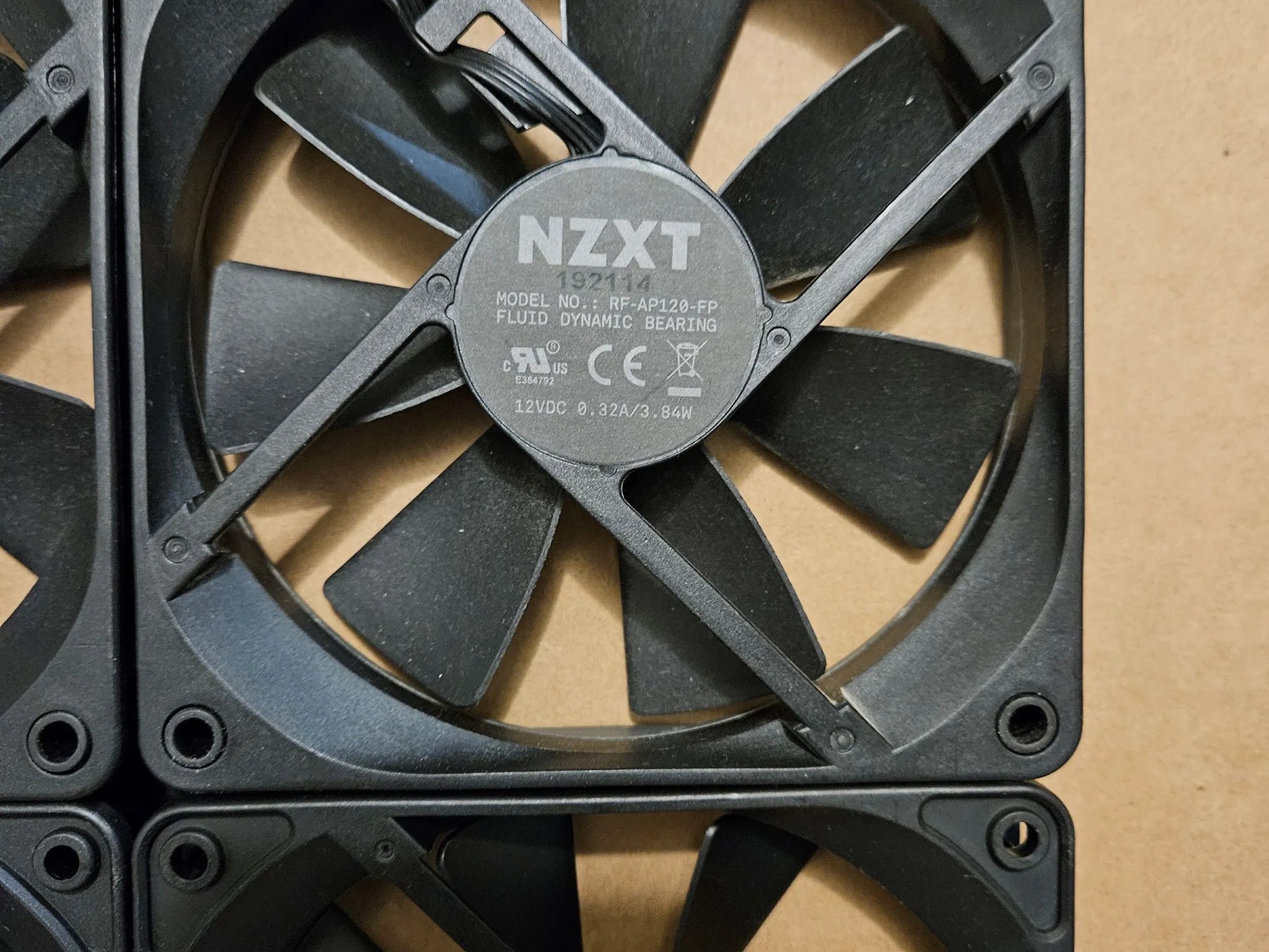 Lot of NZXT Fans 3x120mm (PWM) 3x120mm (Non-PWM) 1x 140mm (Non-PWM) - Used