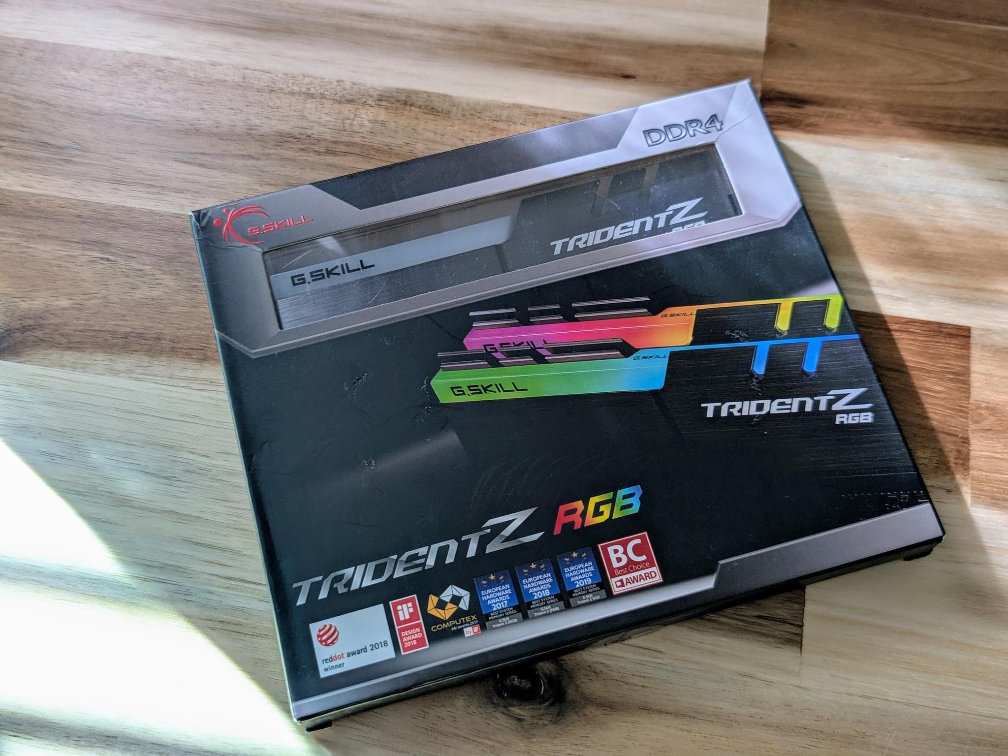 G.Skill TridentZ RGB 32GB (2 x 16 GB) DDR4-3600 CL16 Memory