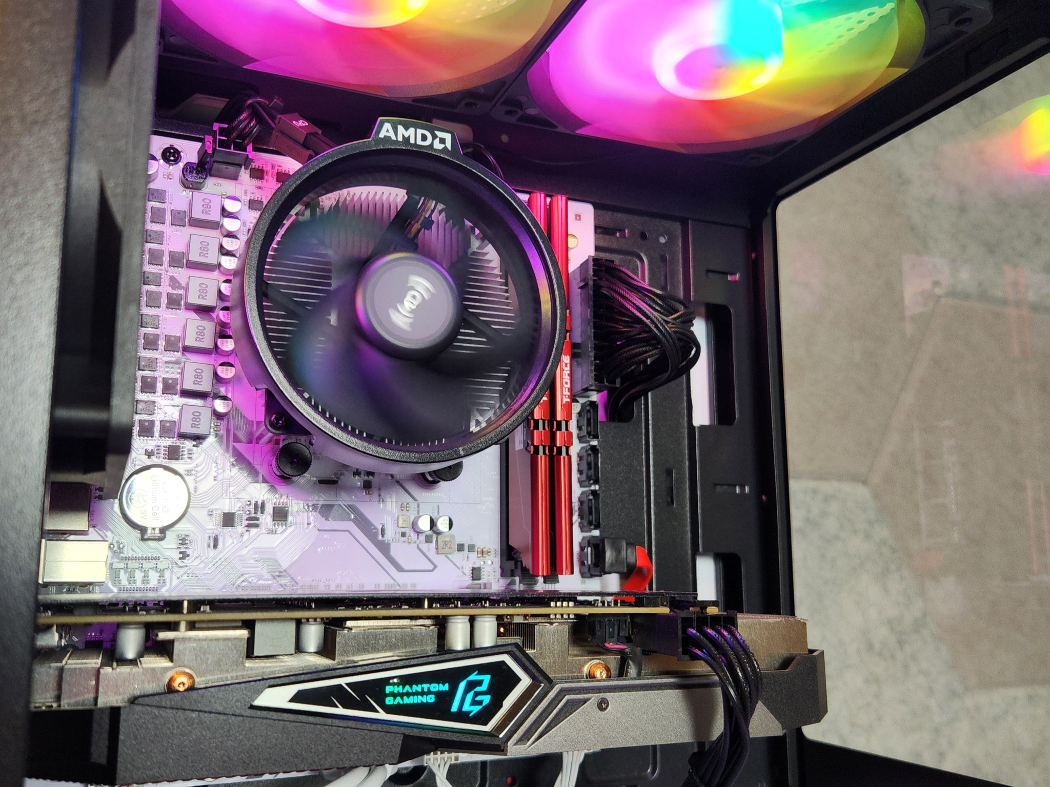 🔴⚫AMD Esports Gaming PC | RX 5500 XT 8GB | Ryzen 5 2600 | 16GB RAM | 512GB SSD | 650W PSU