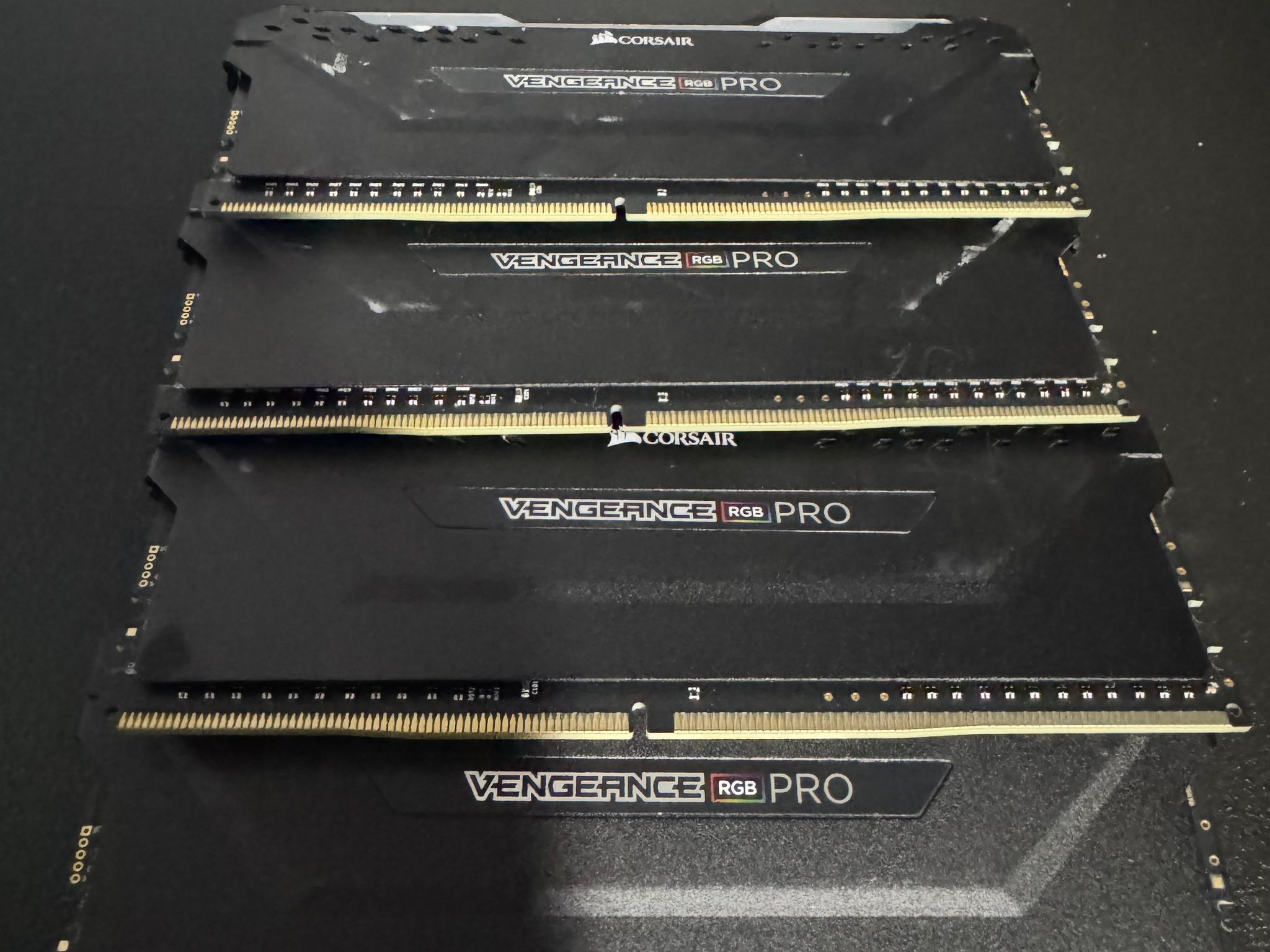 Corsair Vengeance RGB Pro 32GB (4x8GB) DDR4 3200MHz RAM Kit – RGB – Tested