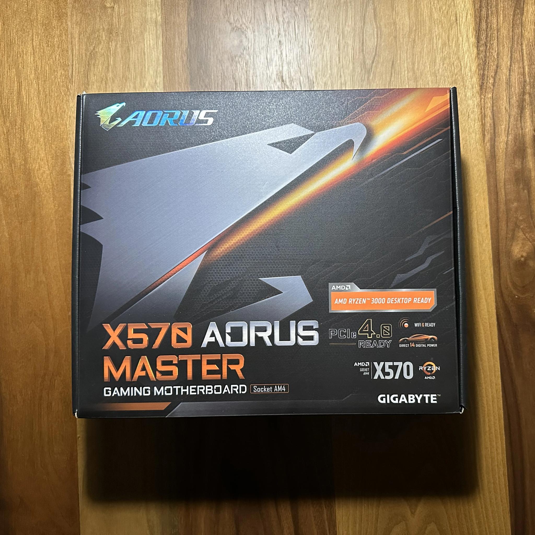Gigabyte AM4 Aorus Master X570 Rev 1.2
