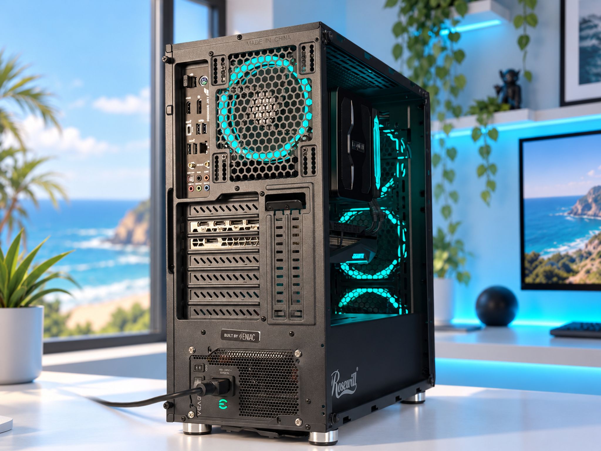 🌊 RIPTIDE Gaming PC | RTX 3080 | I7-11700K | 48GB RAM | 512GB NVME x2 | | WiFi & BT | FREE SHIP