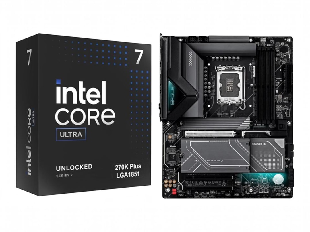 Intel Core Ultra 7 270K Plus + Gigabyte Z890 Eagle WI-FI 7 Plus