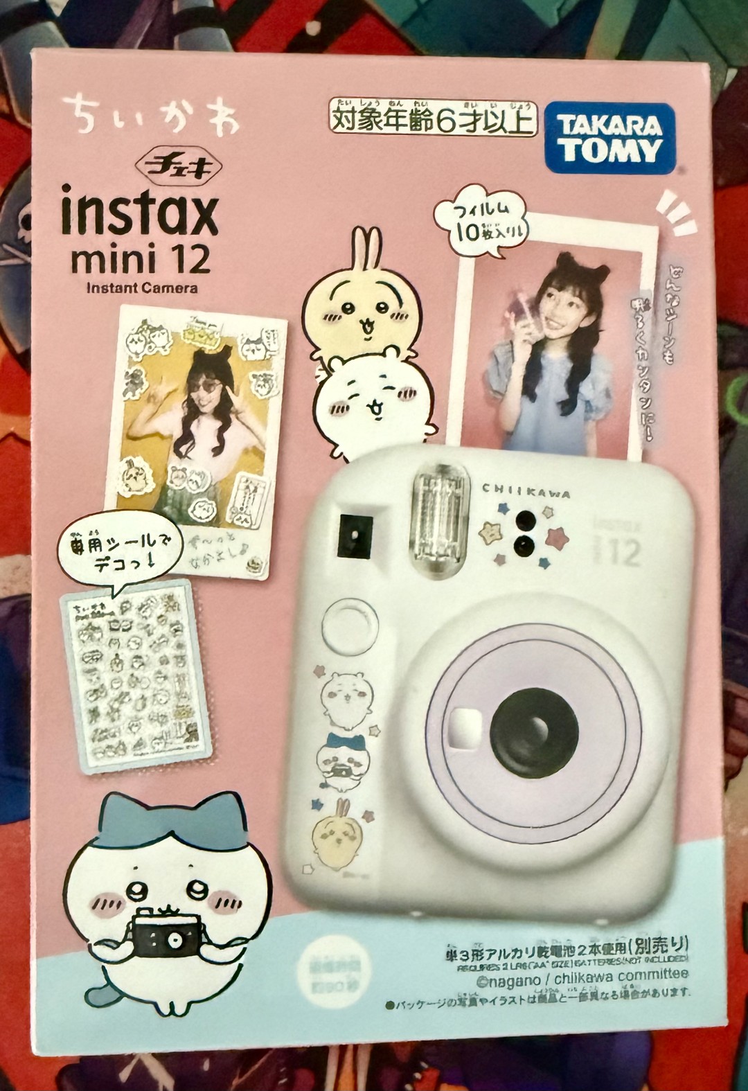NEW) Cheki Chiikawa Instax Mini 12 Instant Camera Fujifilm Kawaii