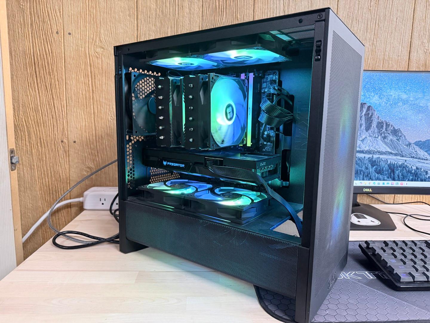 AM4 Ryzen 9 5900x, RX Radeon 7600 8GB, 32GB, 2TB NVME - NEW CASE, RAM, MB, PSU & CPU COOLER