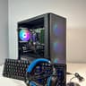 Intel i7 4790/AMD RX 580 8GB Custom RGB Gaming PC BundleW/Keyboard/Mouse/Headset & Mic