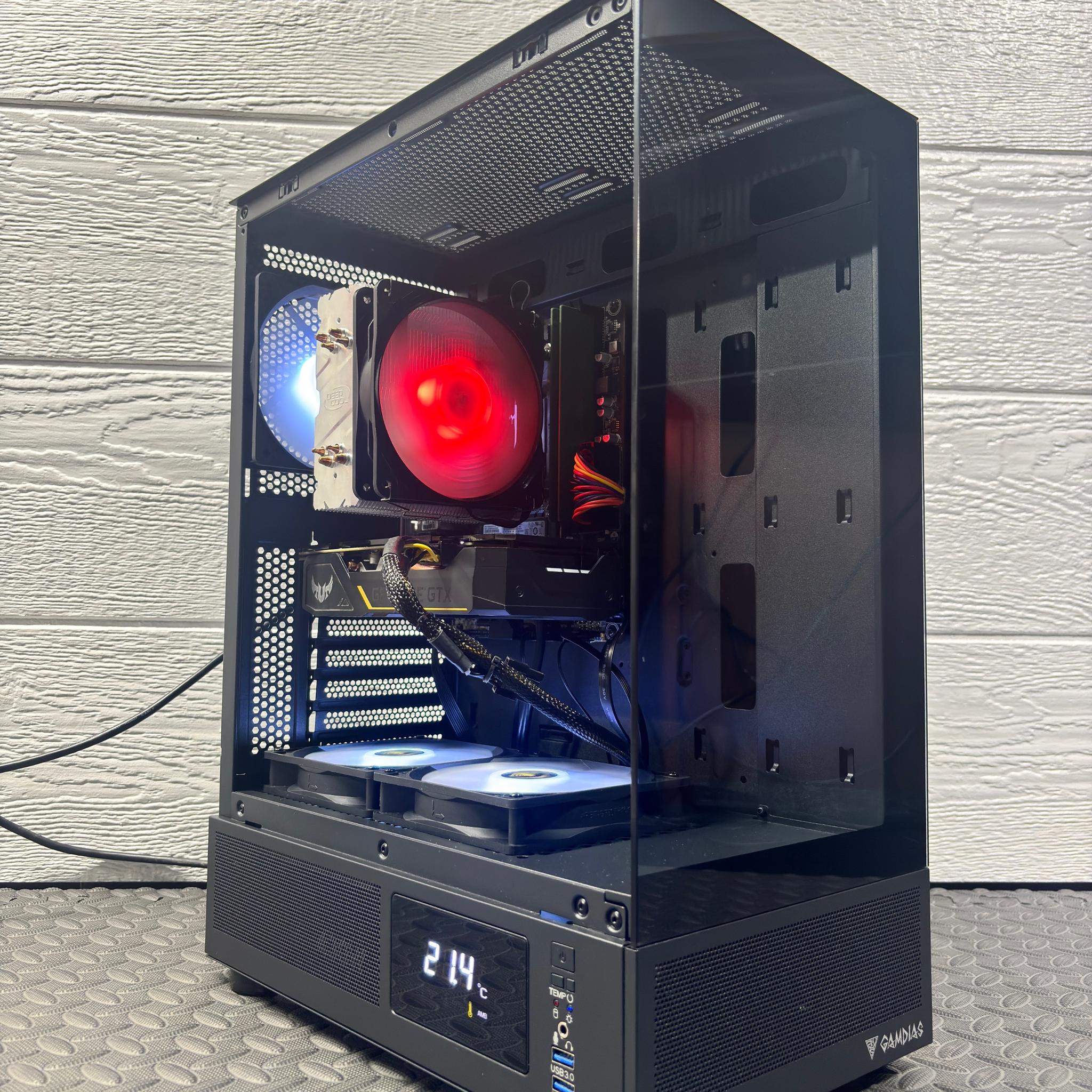 Gaming PC — Ryzen 5 1600 • GTX 1660 Super • 16GB RAM • SSD + 2TB Storage