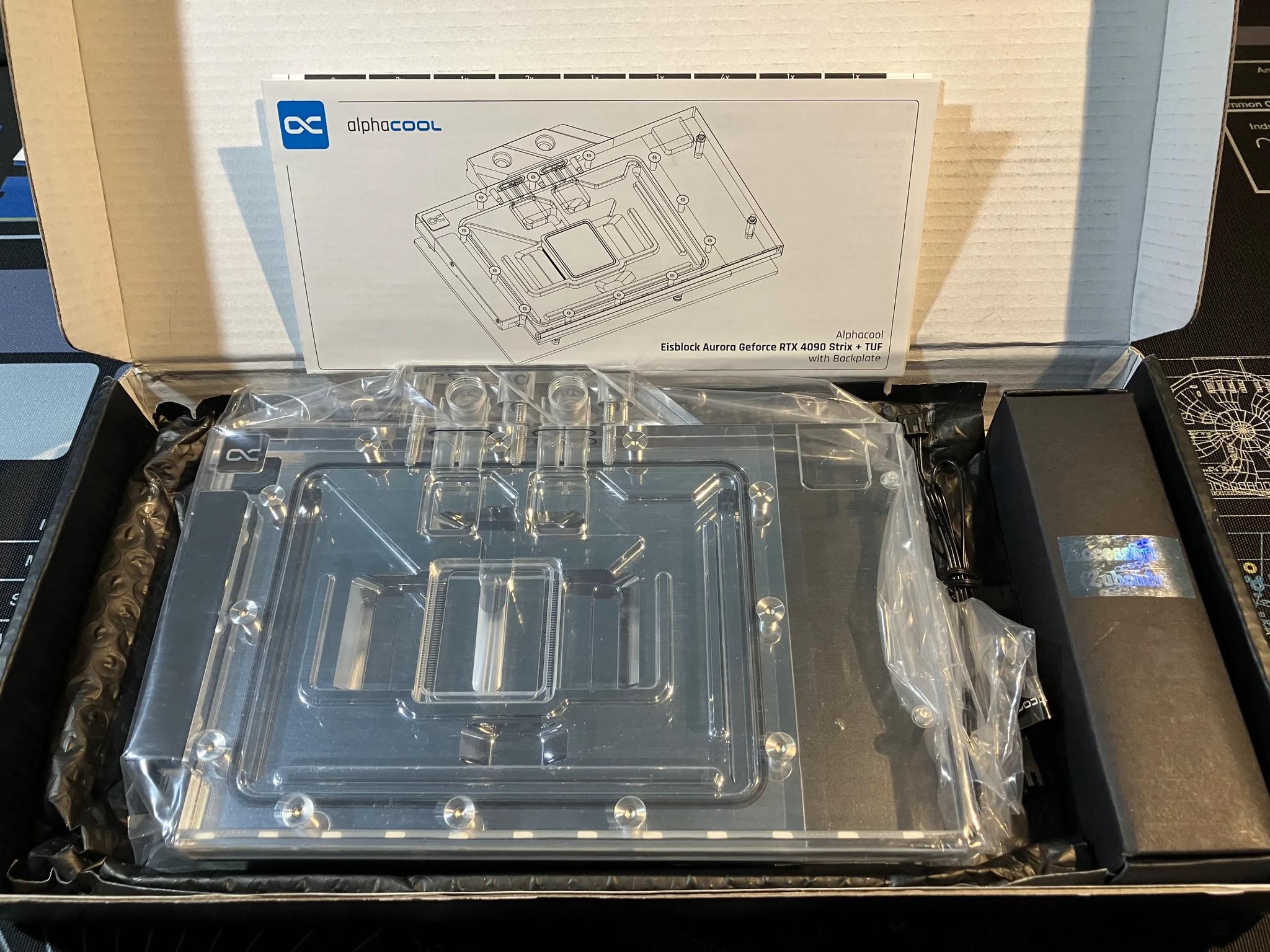 Alphacool Eisblock Aurora GPU Water Block for GeForce RTX 4090 Asus Strix/TUF