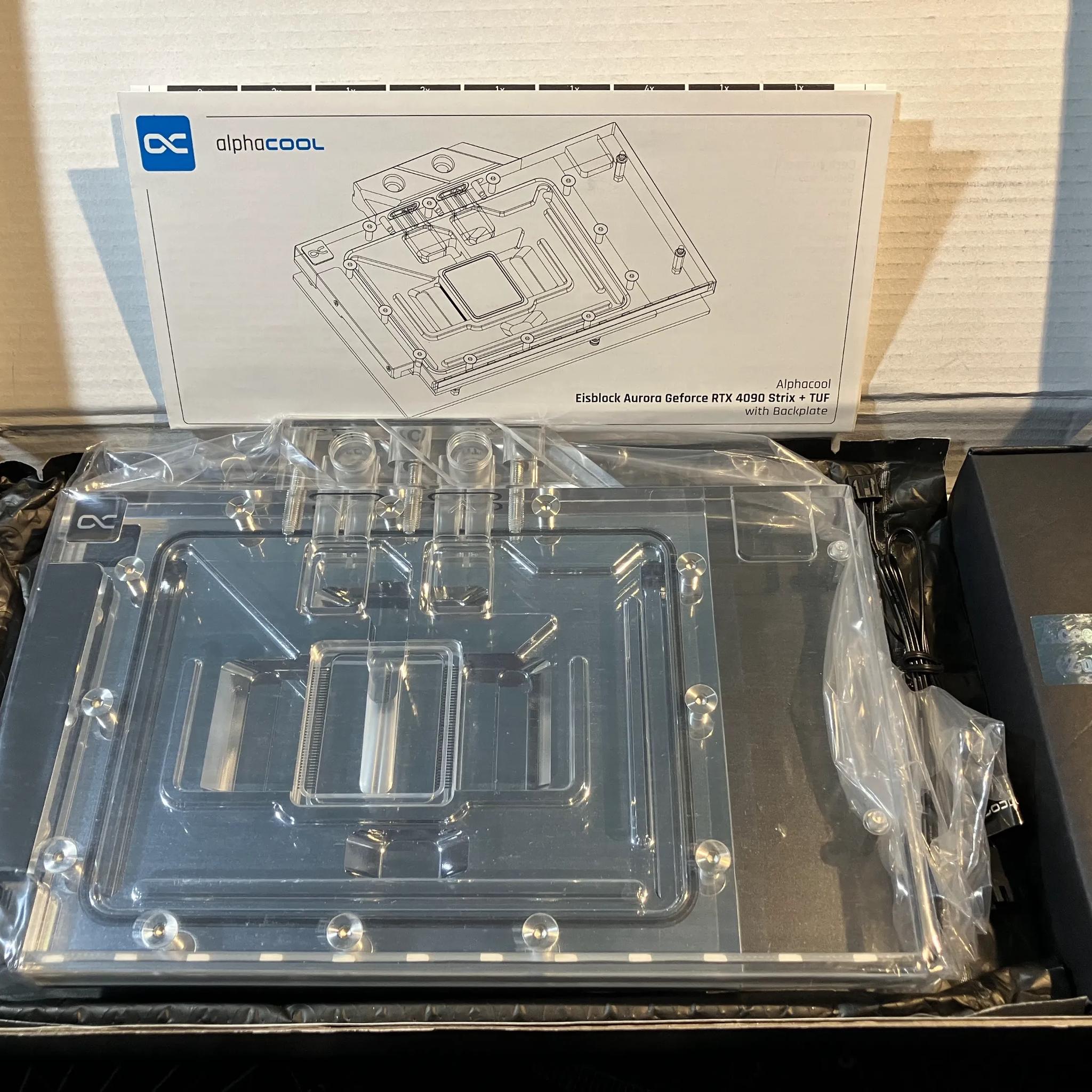 Alphacool Eisblock Aurora GPU Water Block for GeForce RTX 4090 Asus Strix/TUF