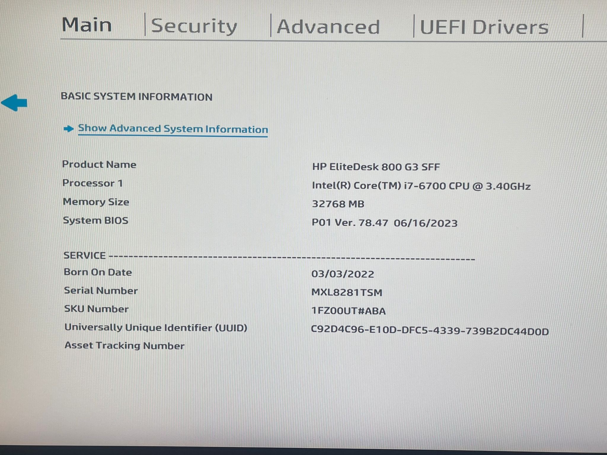 HP EliteDesk 800 G3 | i7-6700, 32GB, 1TB