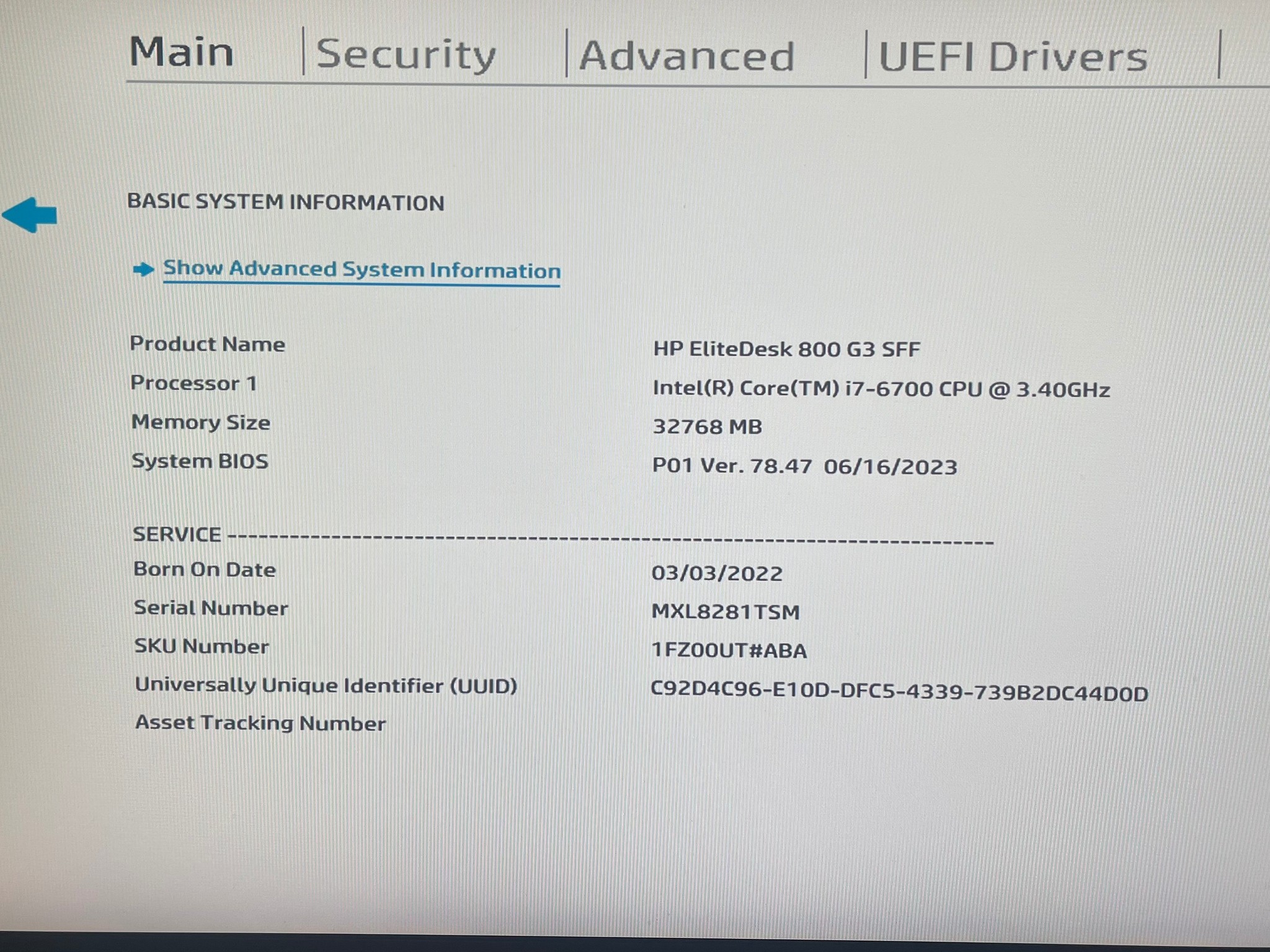 HP EliteDesk 800 G3 | i7-6700, 32GB, 1TB