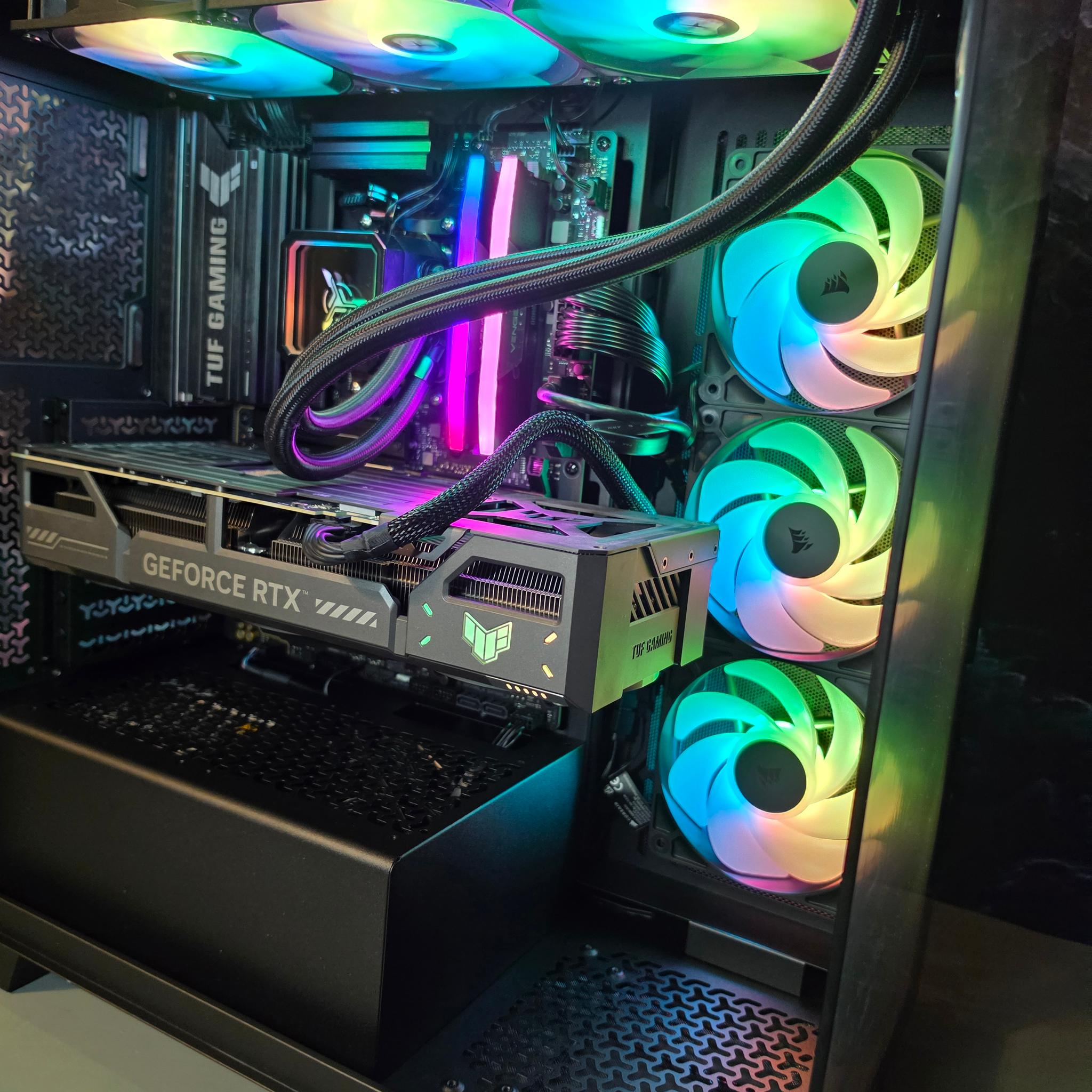 ASUS TUF RTX 5070 12GB + Ryzen 9700x PC Build #62