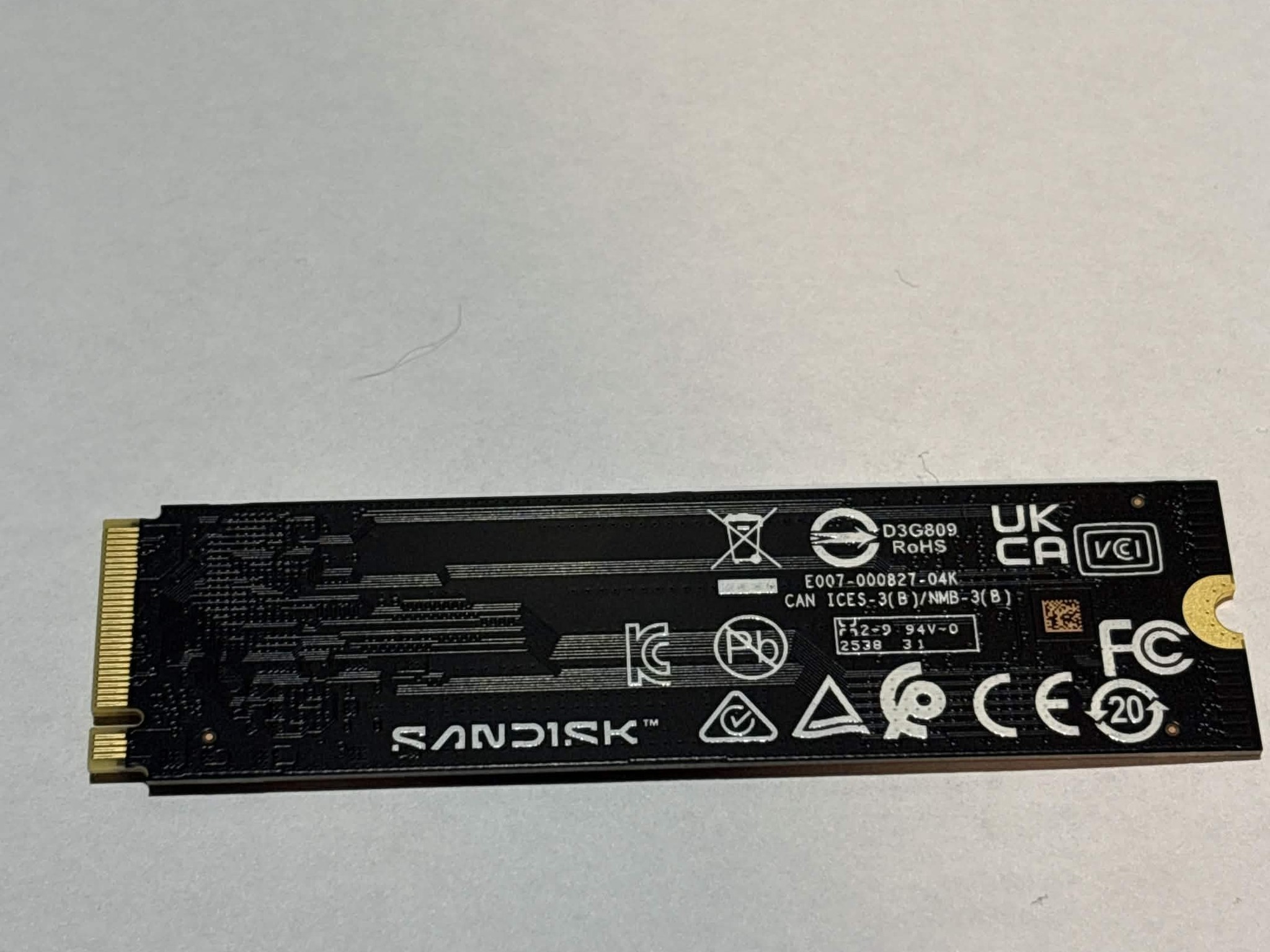 WD Blue SN5100 2TB NVMe M.2 SSD – PCIe 4.0 – 100% Health – WDS200T5B0E
