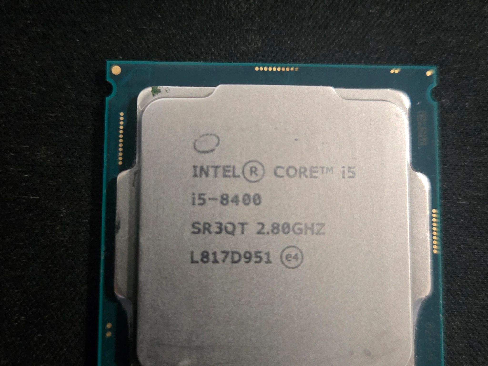 i5 8400 2.8 GHz 6 core, 6 thread CPU - LGA 1151 Socket