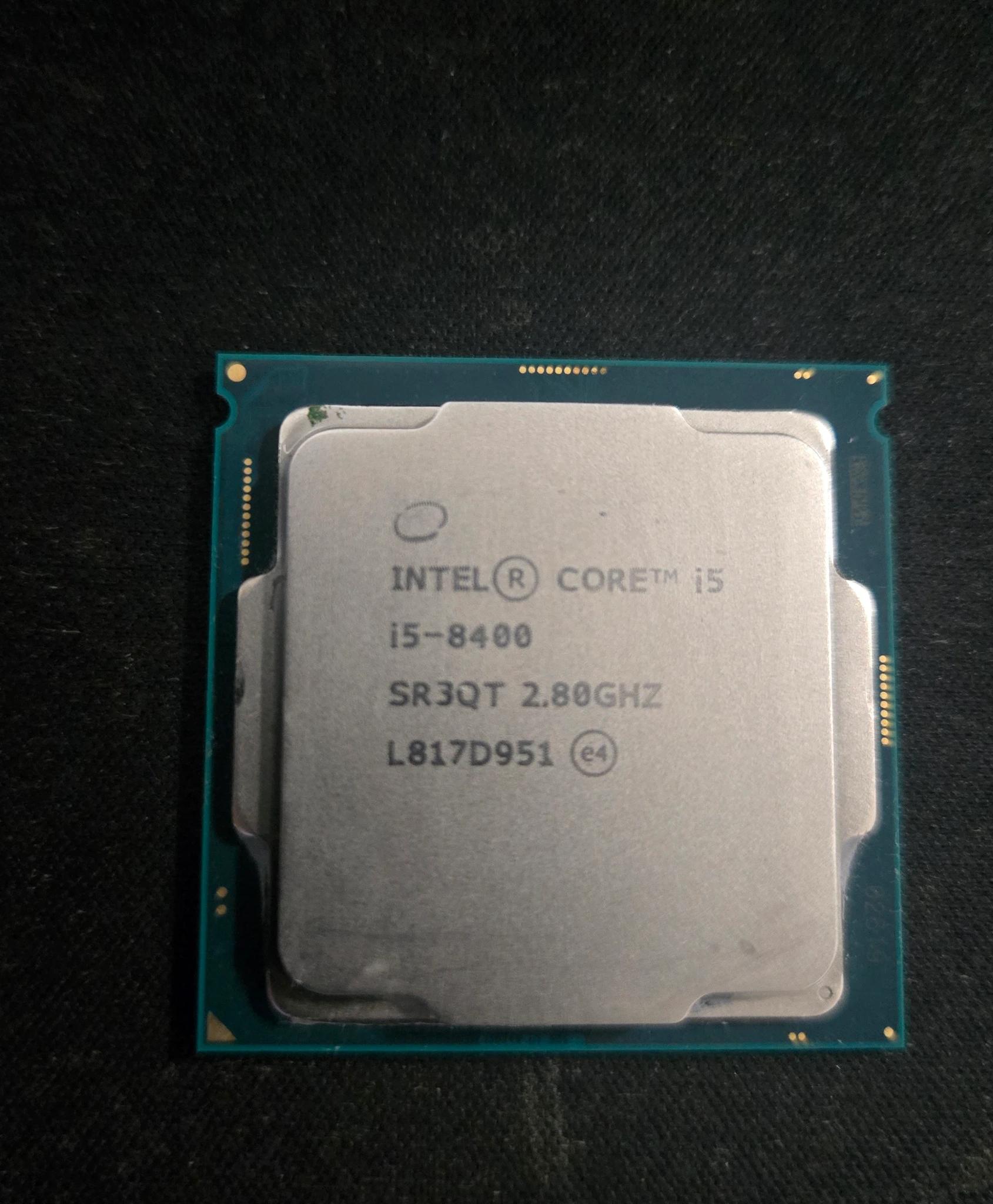 i5 8400 2.8 GHz 6 core, 6 thread CPU - LGA 1151 Socket