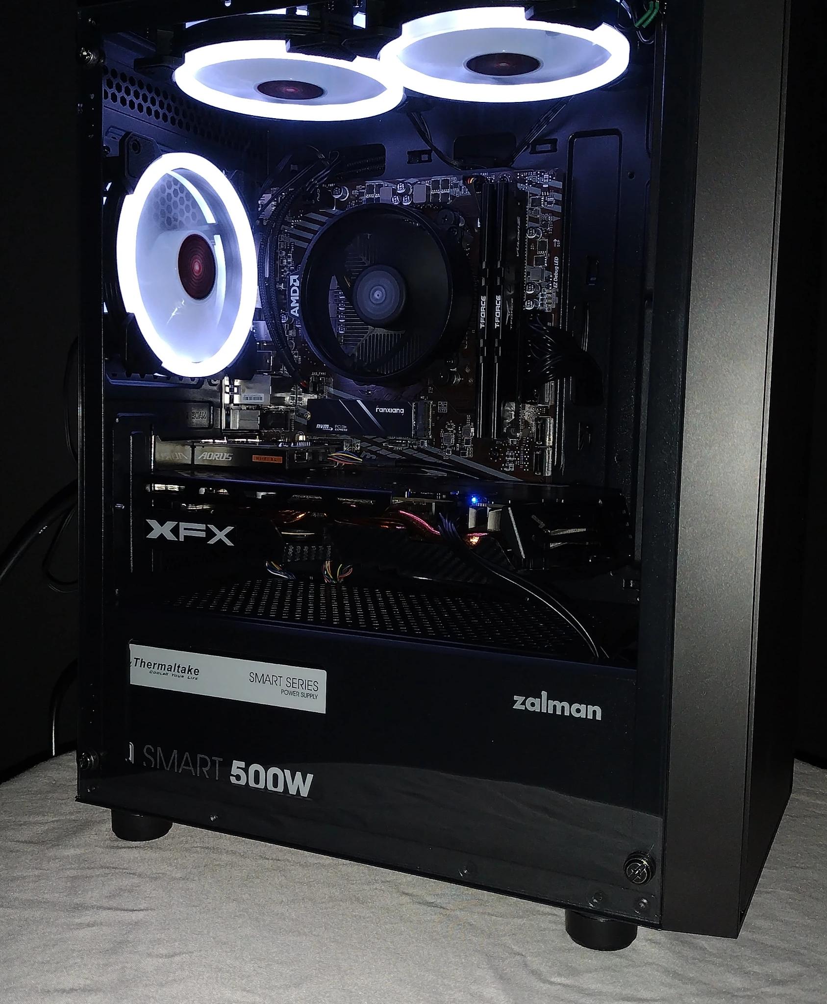 RYZEN 5 5600G / RX580 / 16GB DDR4 / 1TB NVME SSD M.2 BUDGET FRIENDLY ENTRY LEVEL GAMING PC