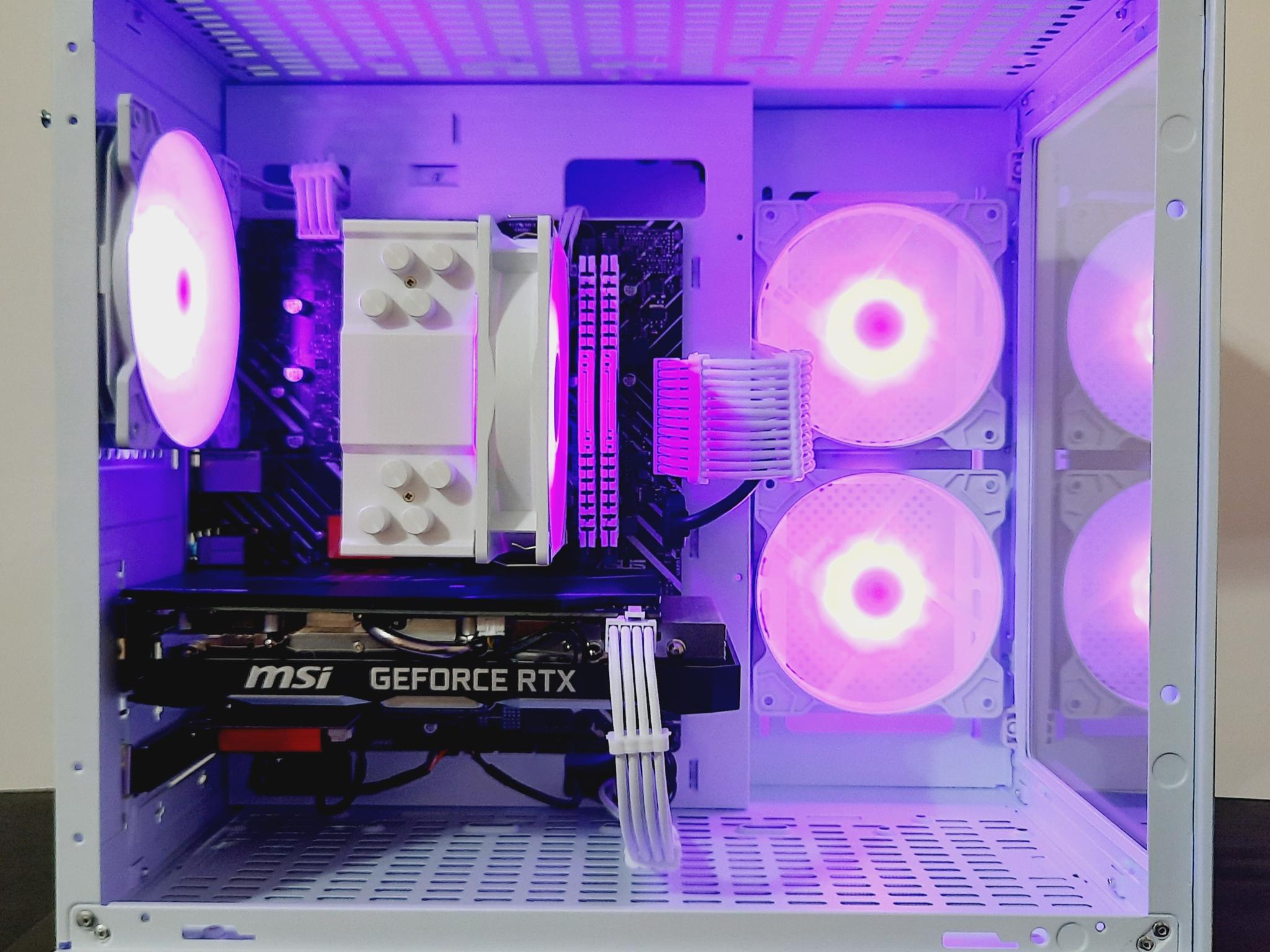 ❄️White Gaming PC w RGB - i3 12gen ● 16GB RAM ● 1TB SSD - RTX 2060 Super 8GB ● Best value for 1080p