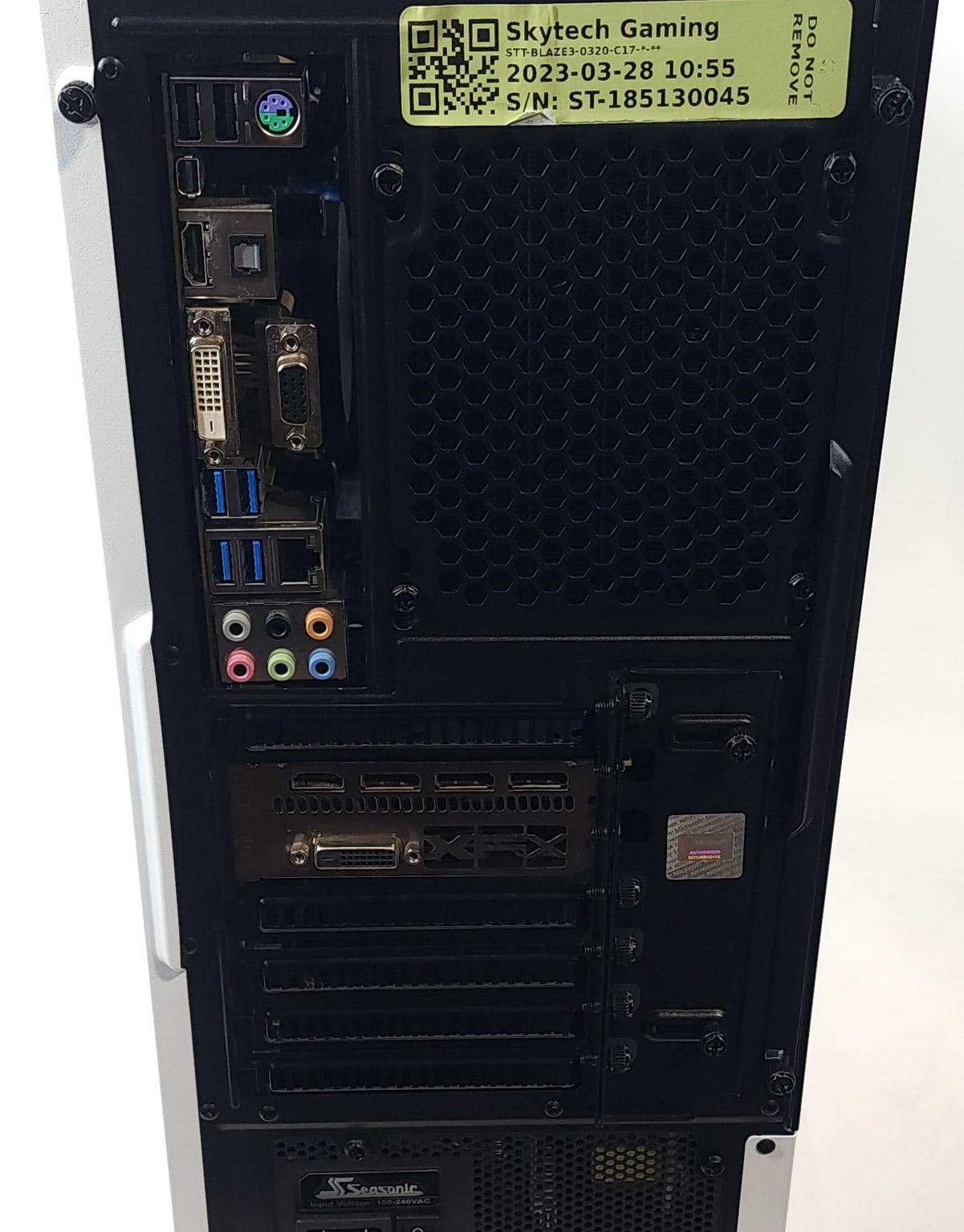 Gaming PC i7-4770K 16GB RAM 512GB SSD RX 580 8GB Windows 11 Computer