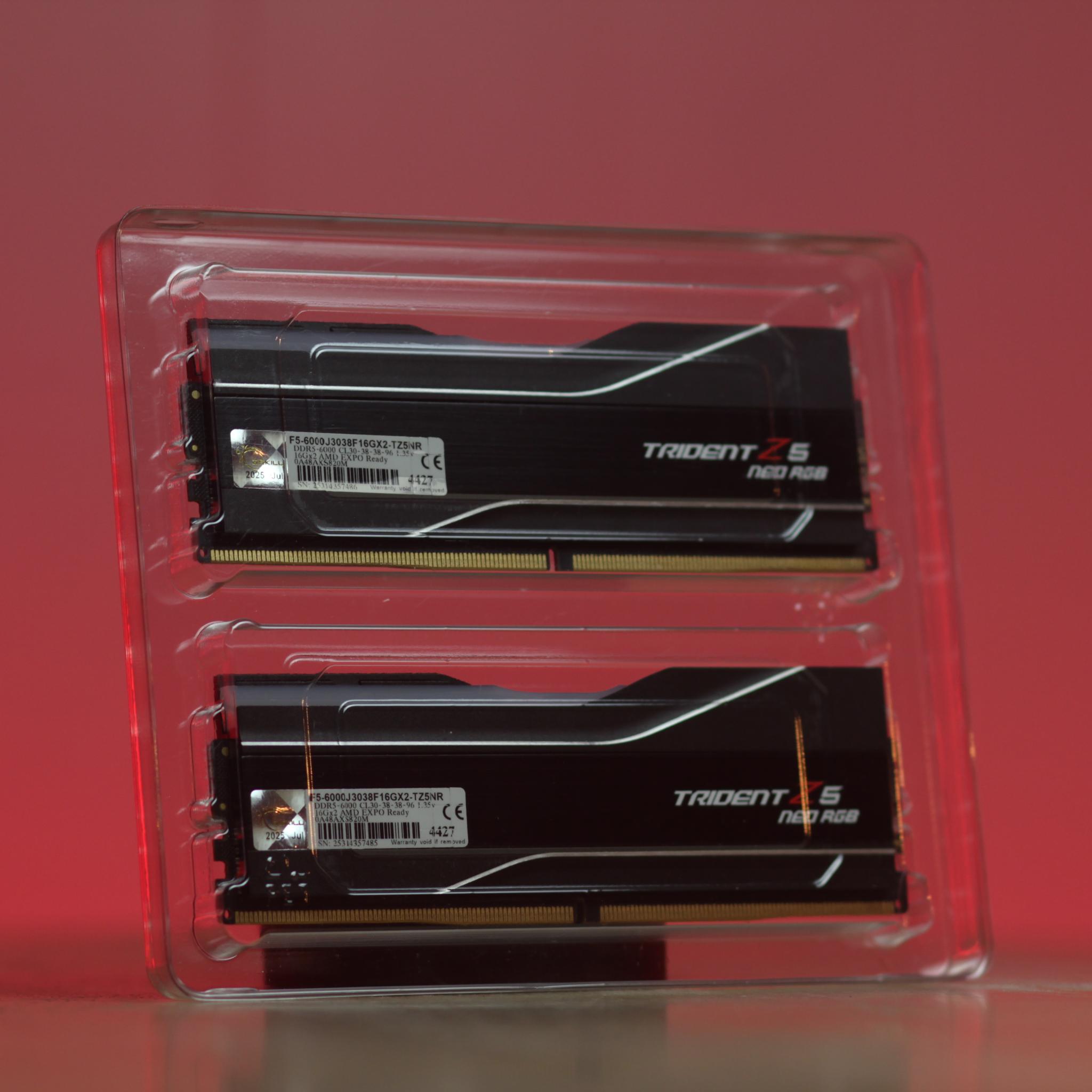 32GB DDR5-6000 CL30 G.Skill Trident Z5 Neo (2x16GB) Black