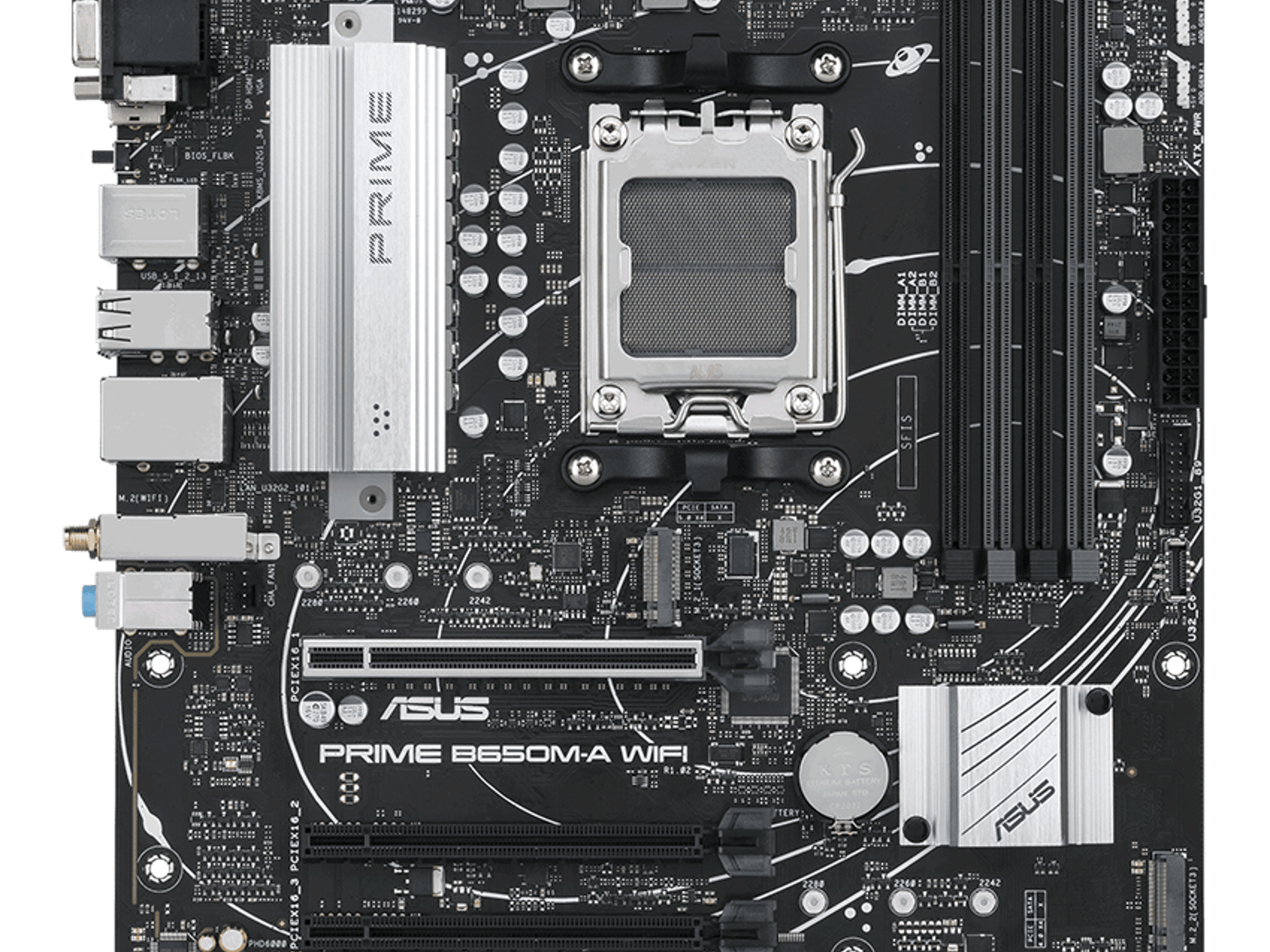 (AM5) ASUS B650M AX MICRO ATX - Like new, bought new within 5 months {INCLUDES WIFI6}