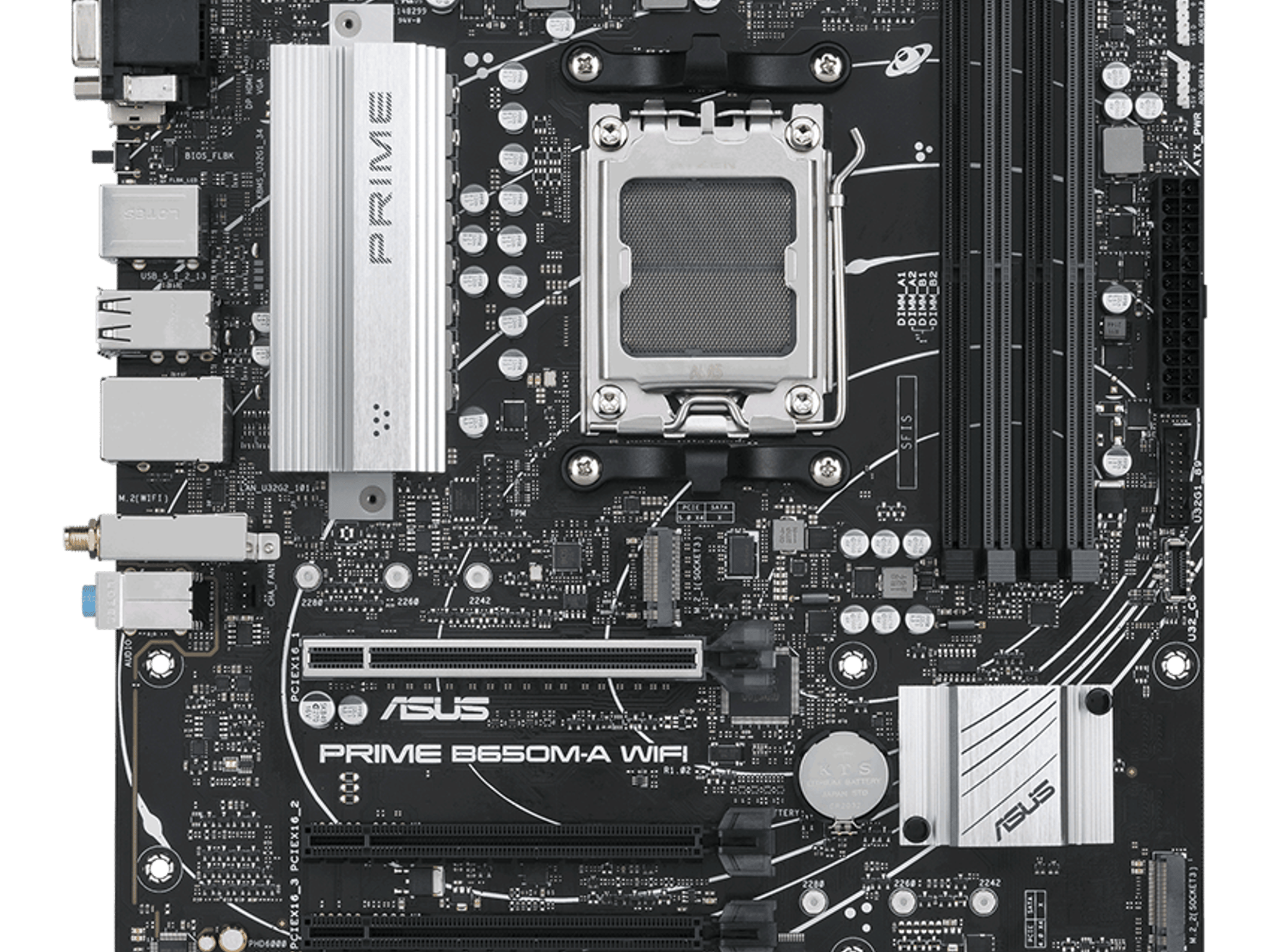 (AM5) ASUS B650M AX MICRO ATX - Like new, bought new within 5 months {INCLUDES WIFI6}