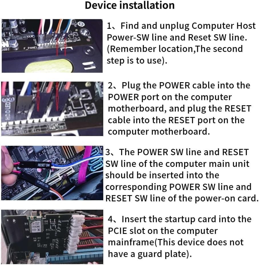 LETLINK Desktop Computer Remote Startup Card Automatic on/Off Sharing Control (WiFi Startup Card)