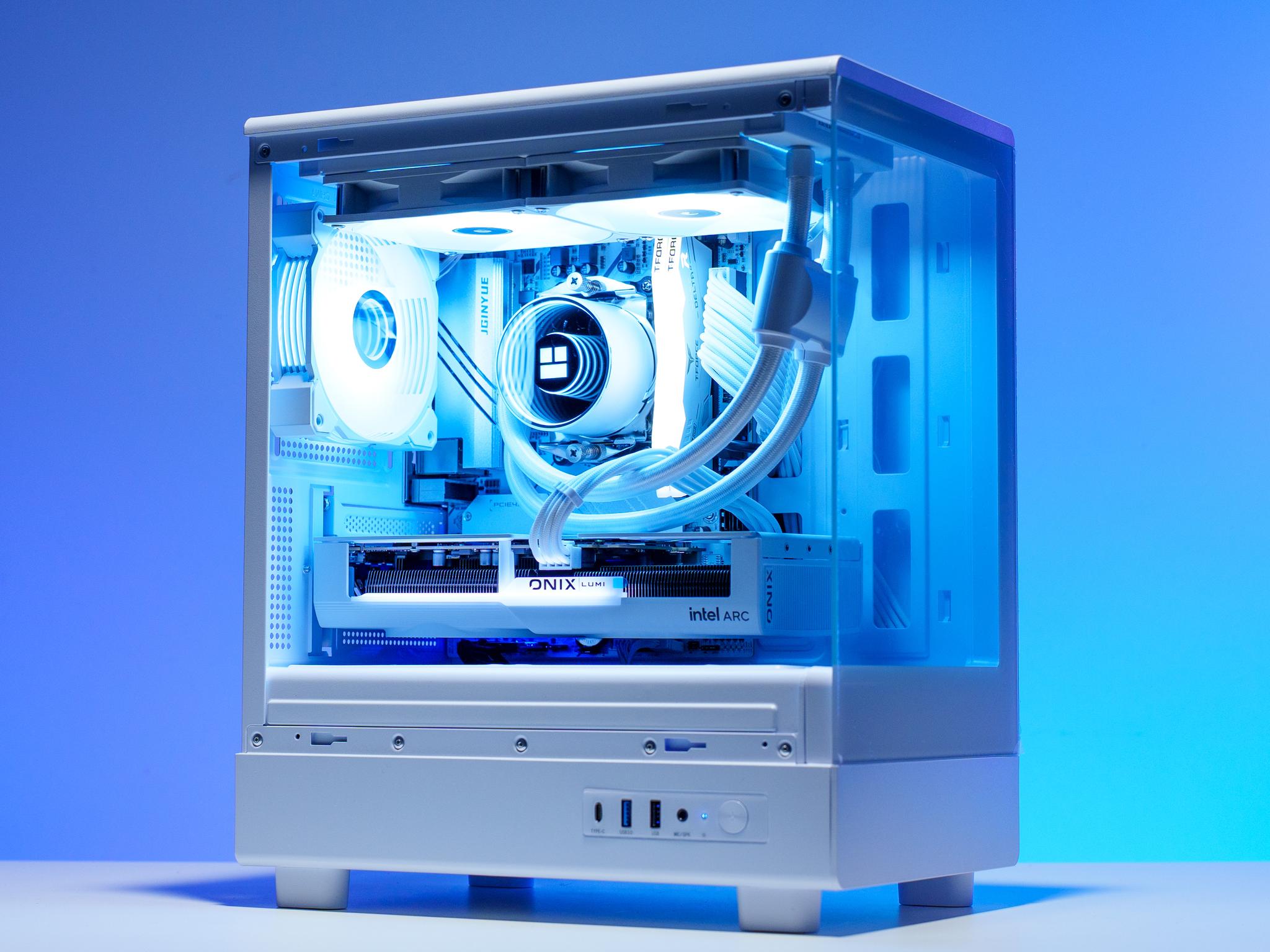 Pure White Gaming PC | Ryzen 5 7600x | Intel B580 | 32GB DDR5 RAM | 1TB m.2